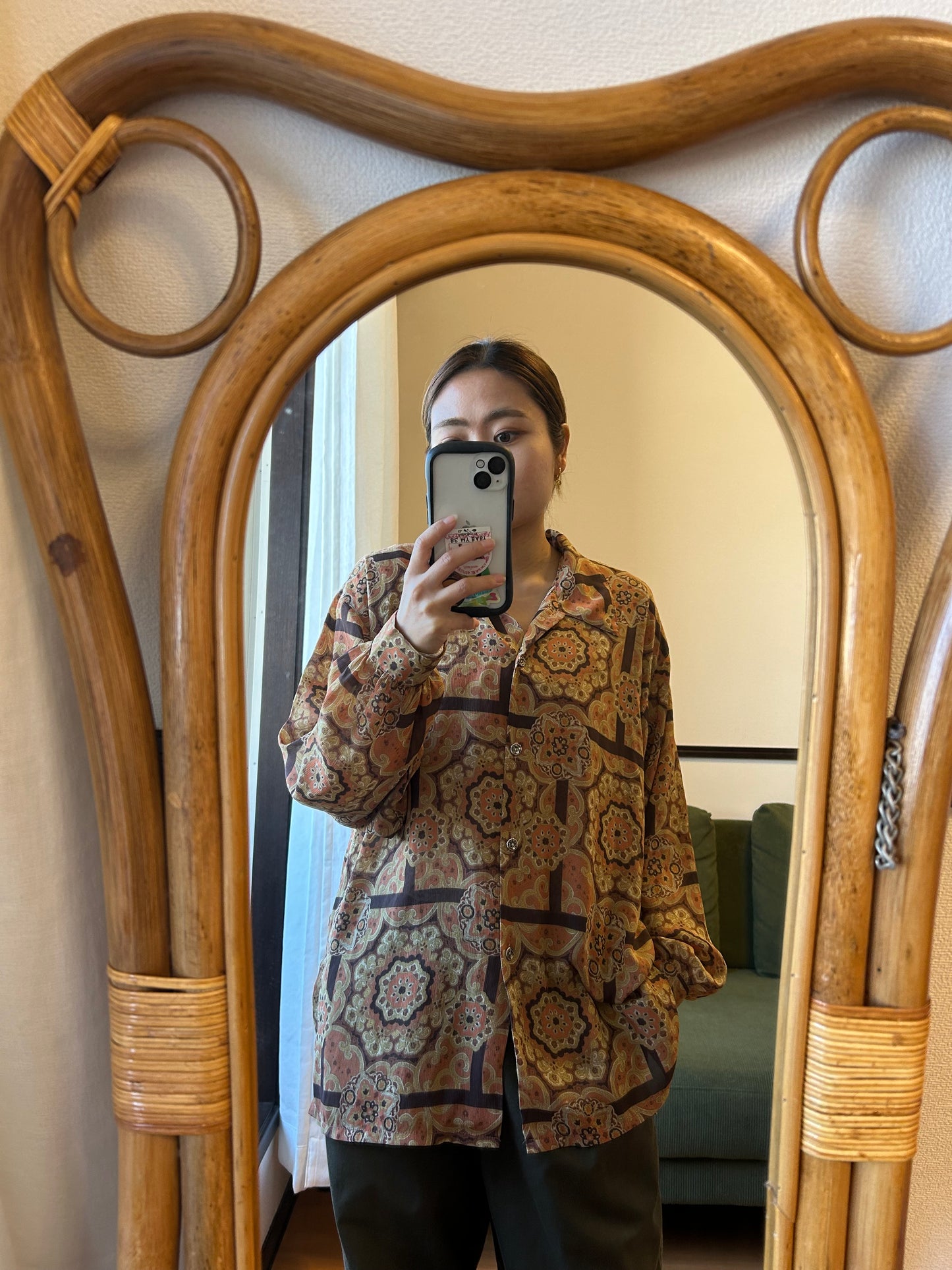 SAN FUH Bohemian Flower Blouse