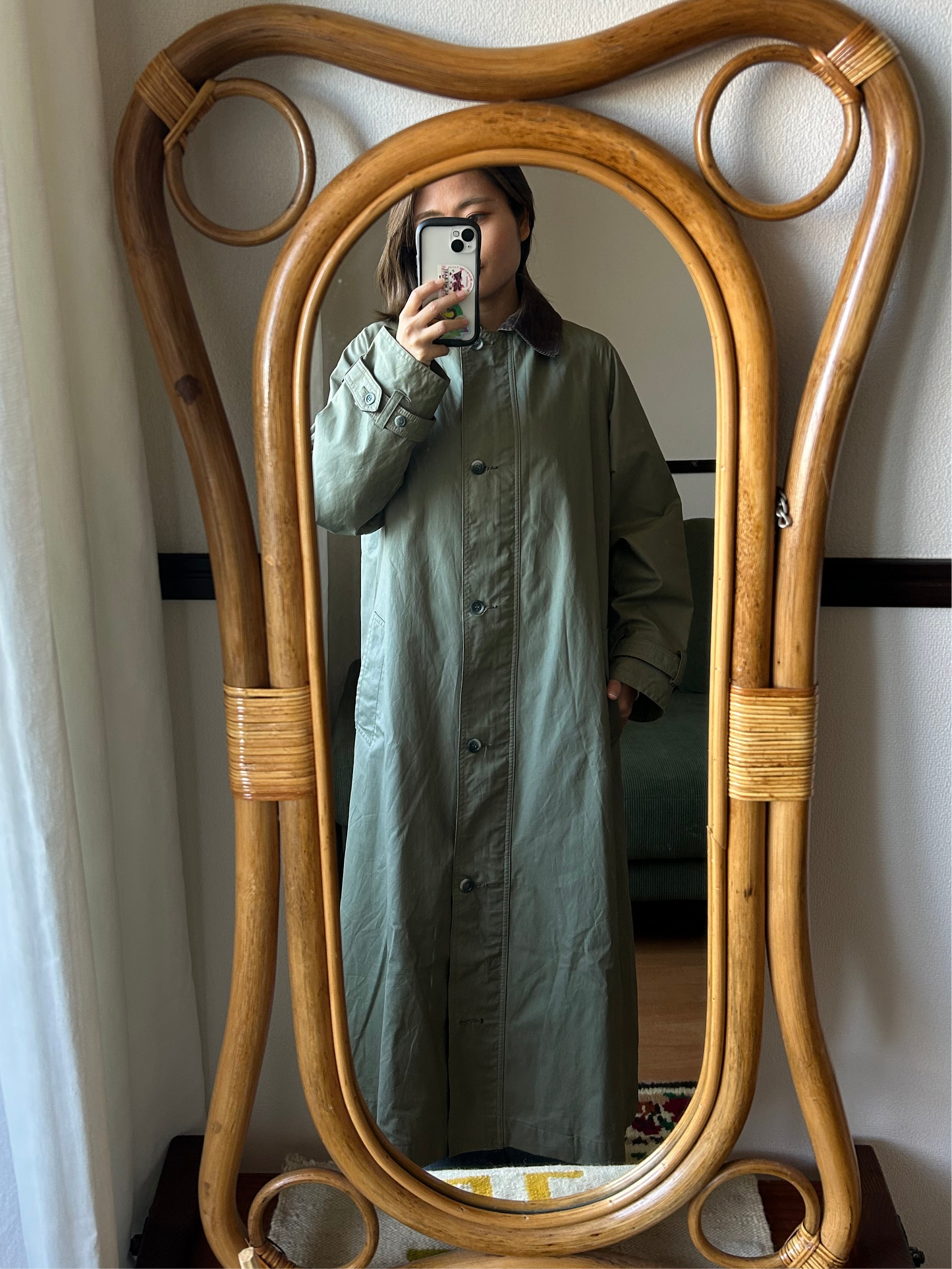 L.L.Bean 80s Rain Long Coat