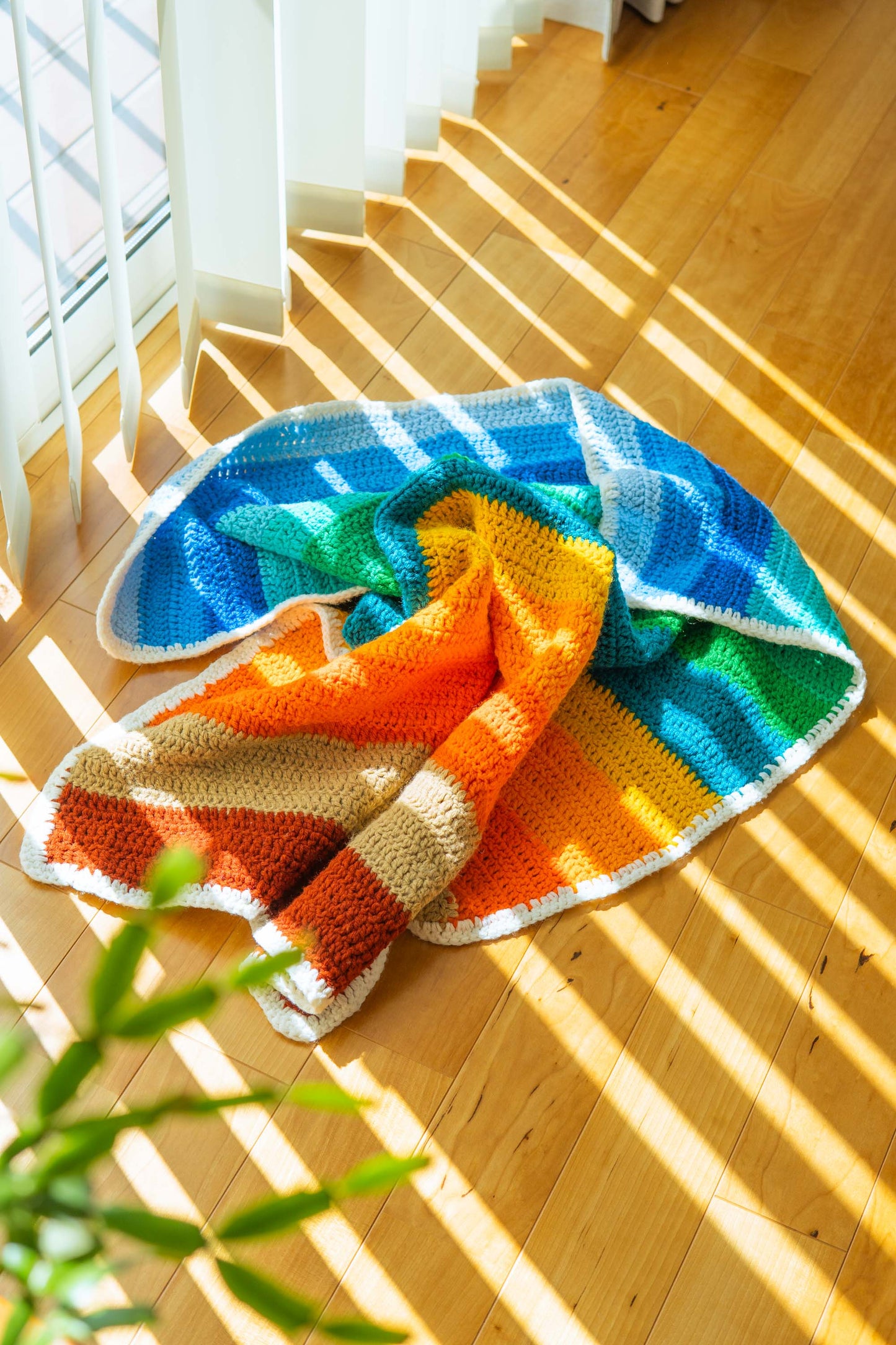 Rainbow Granny Blanket