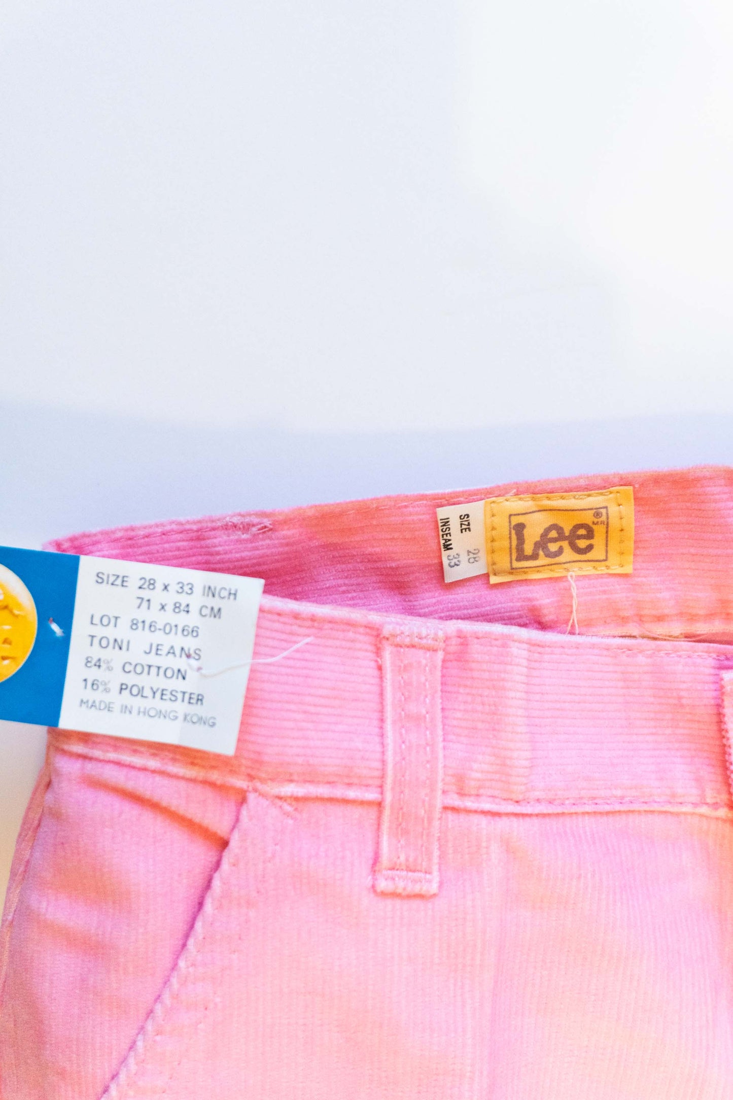70-80s Lee Pink Corduroy Bottom