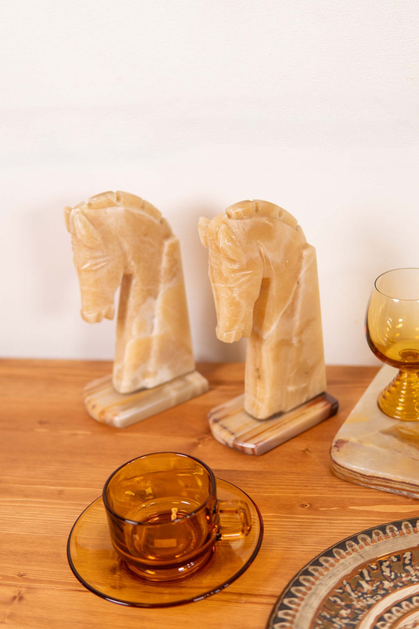 70-80s Mexican Horse Bookends