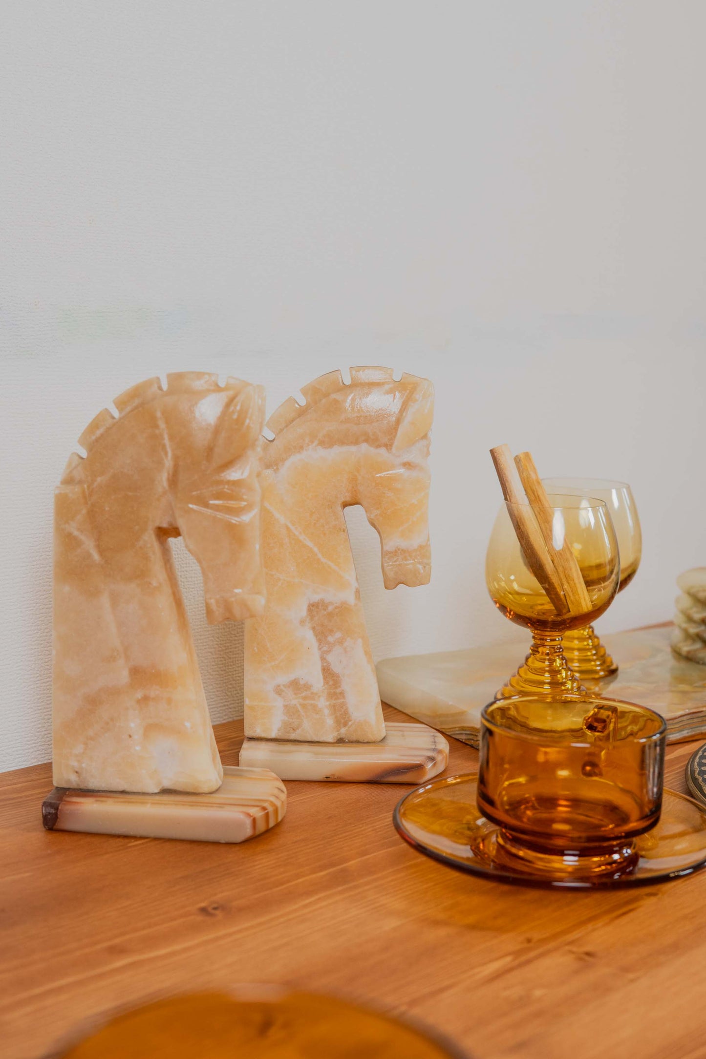 70-80s Mexican Horse Bookends