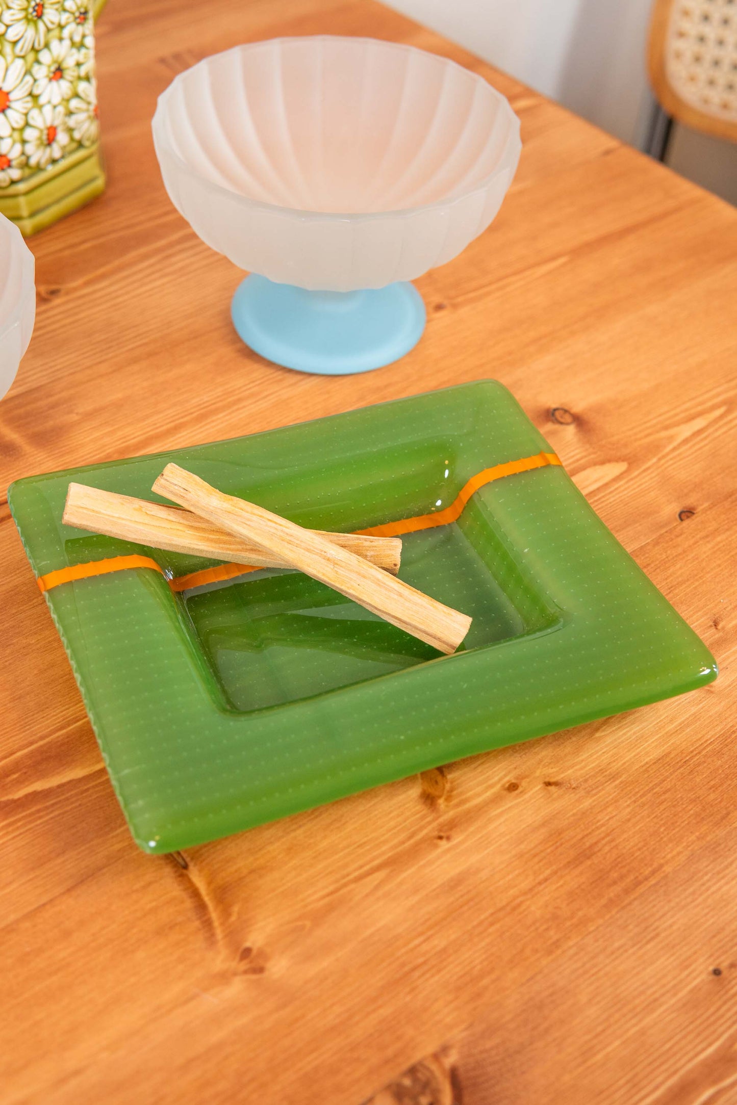 Green & Orange Nordic Tray