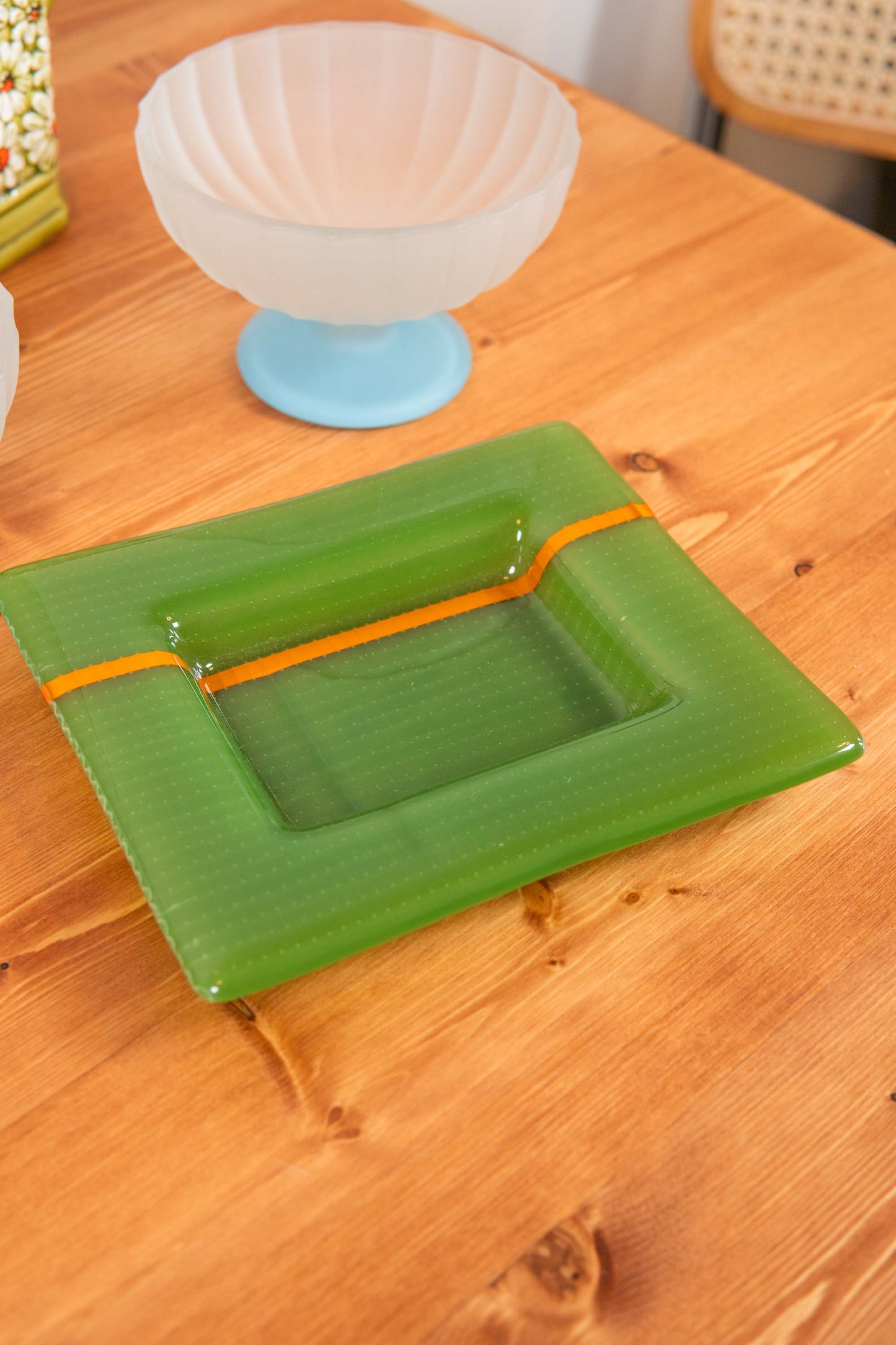 Green & Orange Nordic Tray