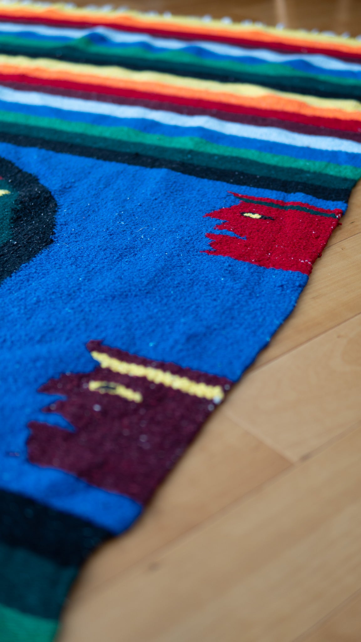 Tonatiuh Rainbow Mexican Rug