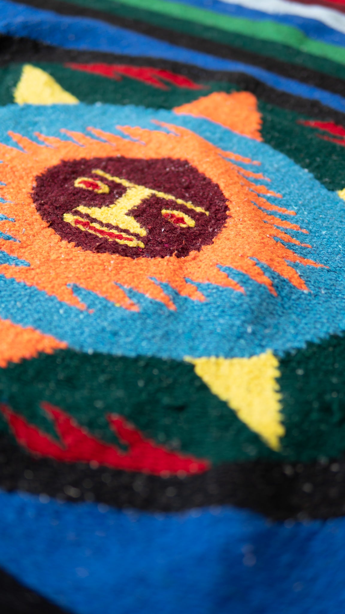 Tonatiuh Rainbow Mexican Rug
