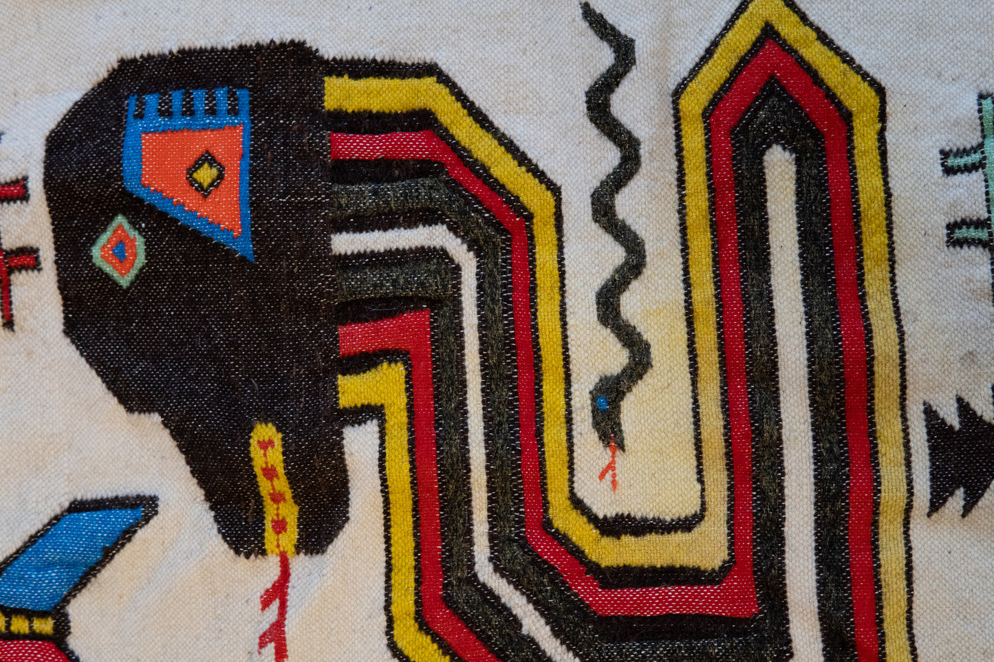 Snake Mexican Rug