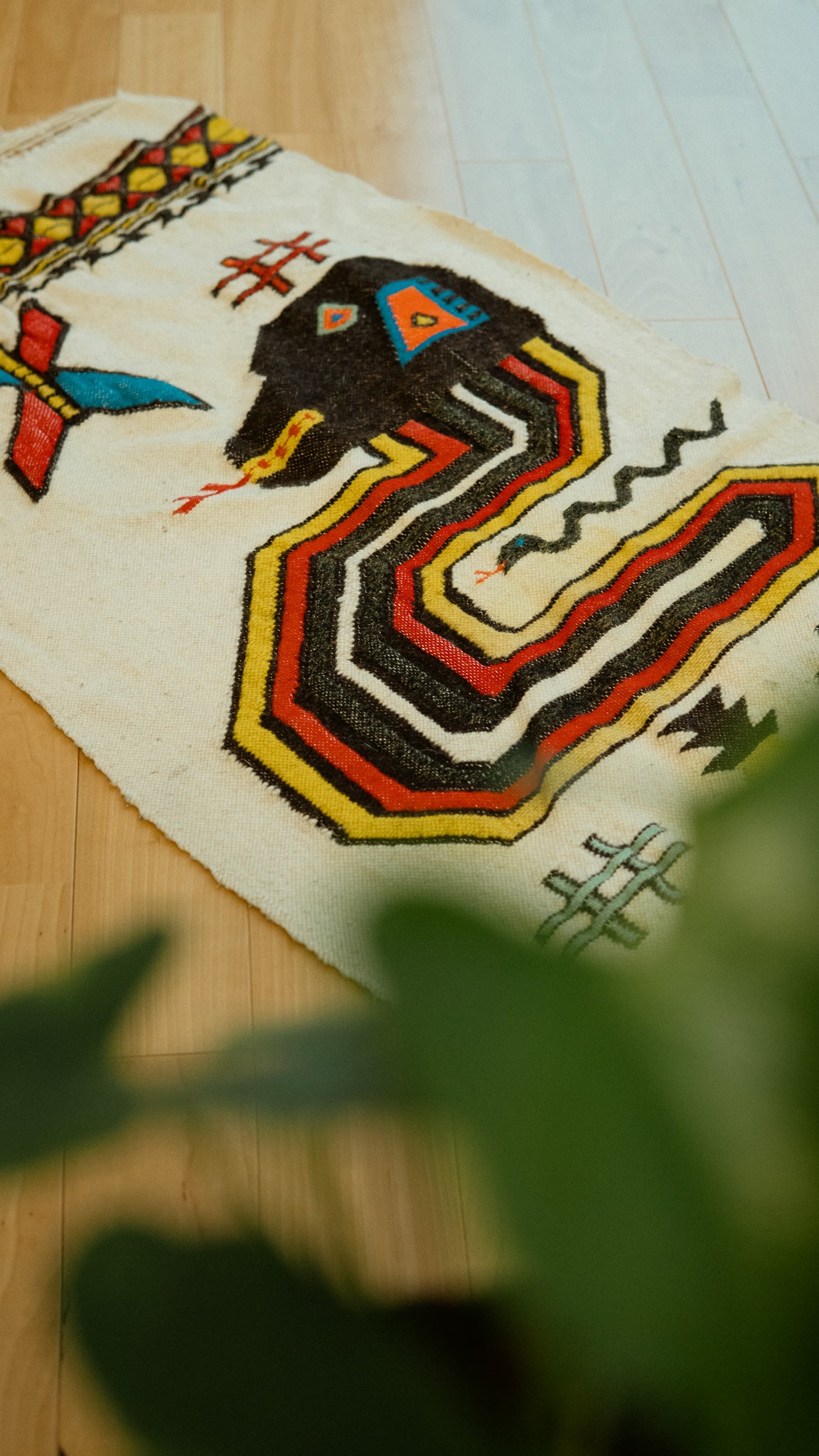 Snake Mexican Rug