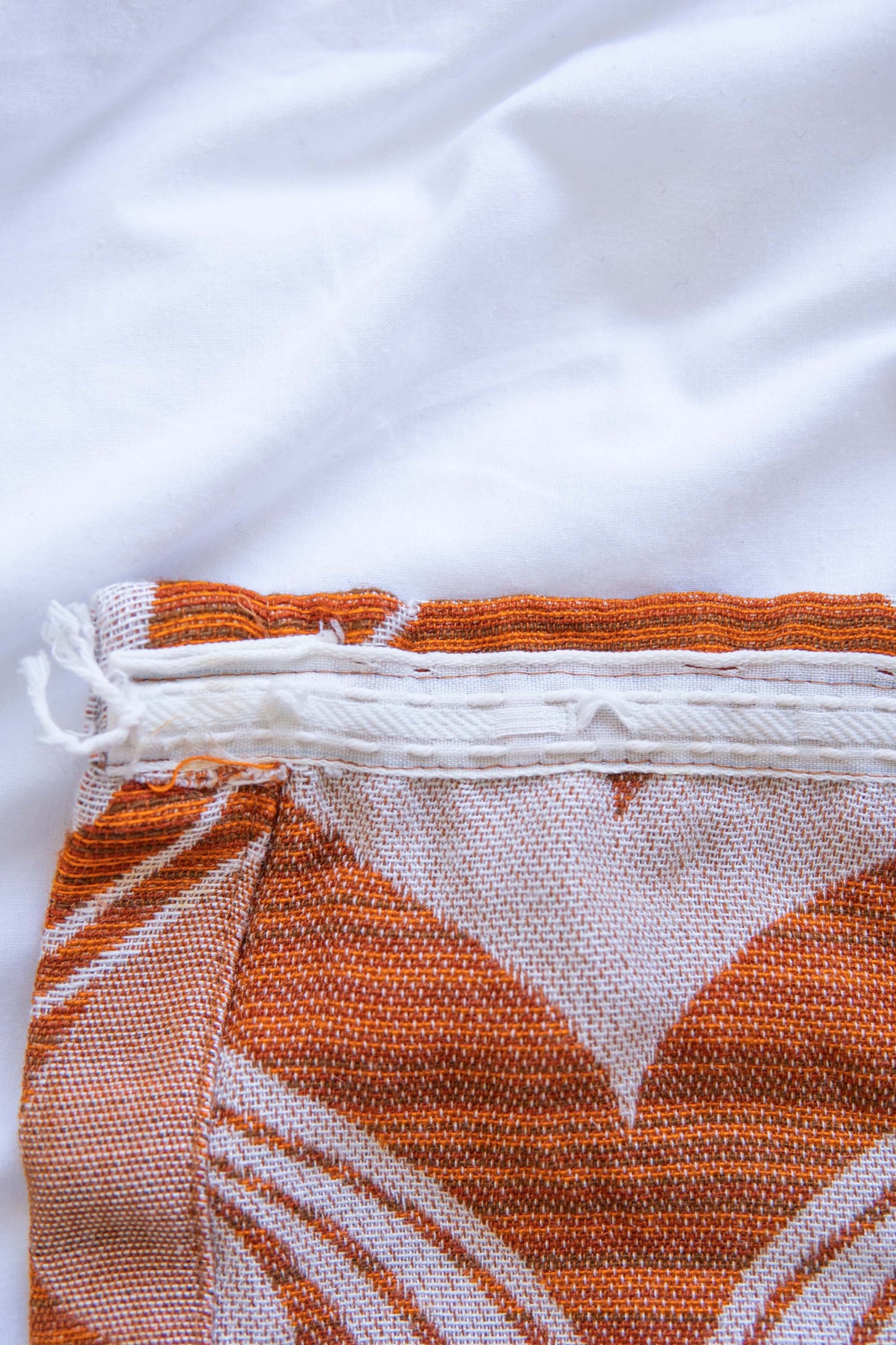 Orange Vintage Curtain