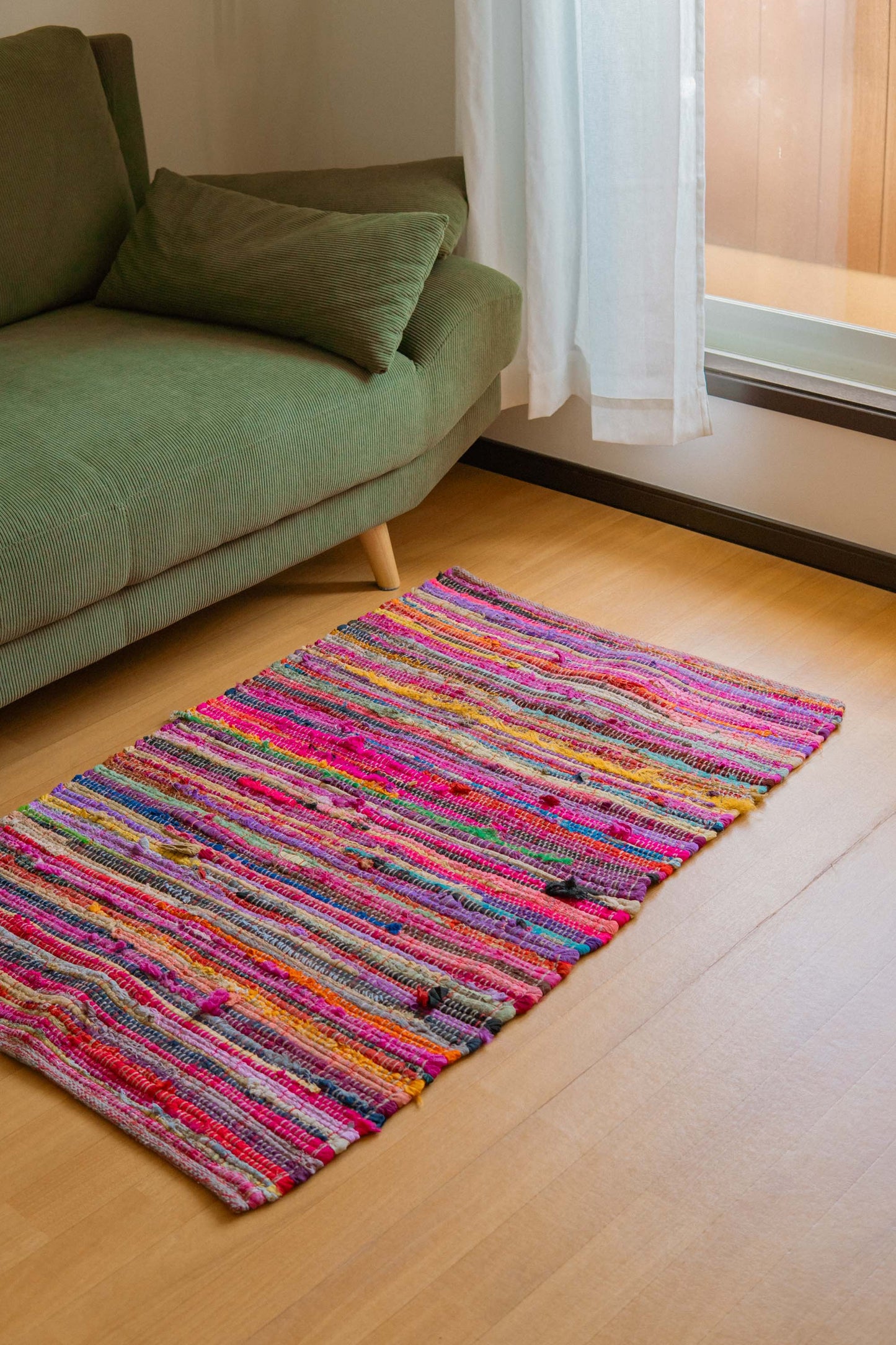 Pink Rag Rug