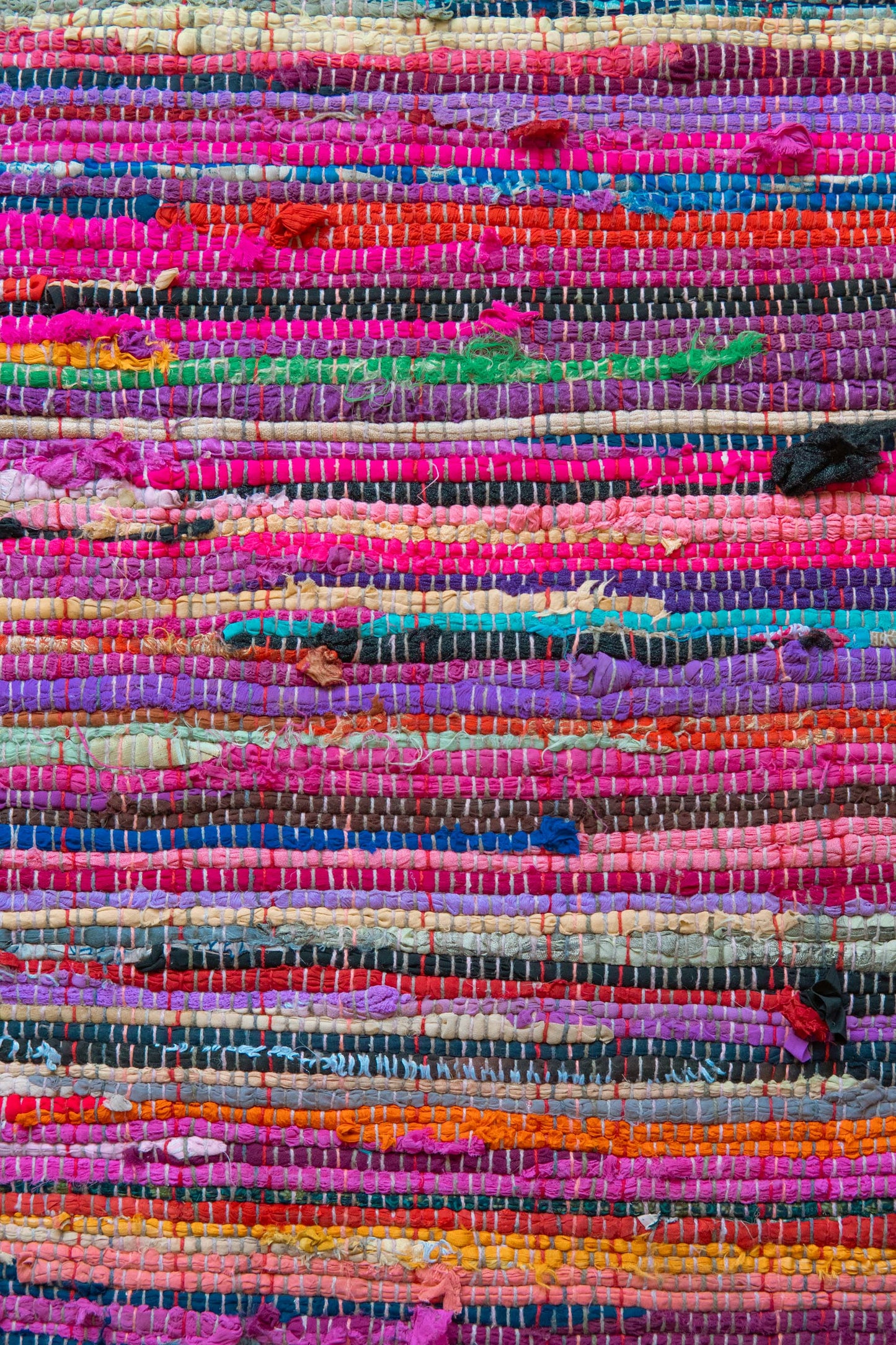 Pink Rag Rug