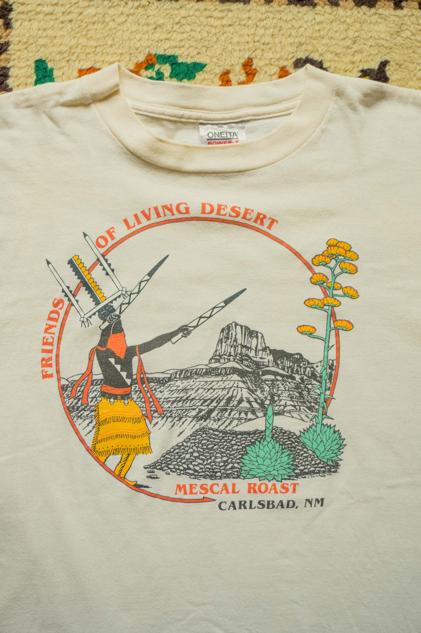 90s ONEITA “Friends of Living Desert” Mescal Roast T-shirts