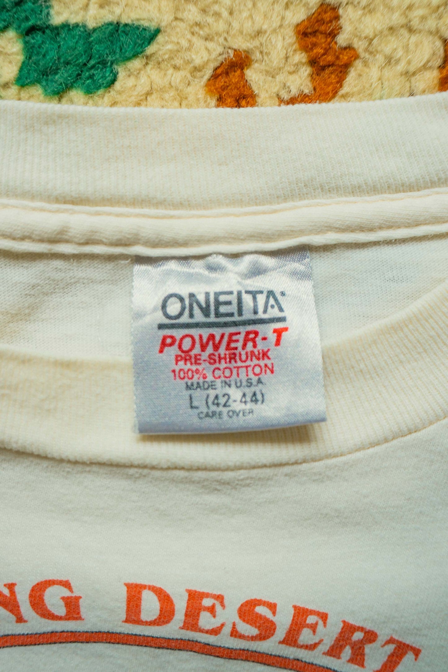 90s ONEITA “Friends of Living Desert” Mescal Roast T-shirts