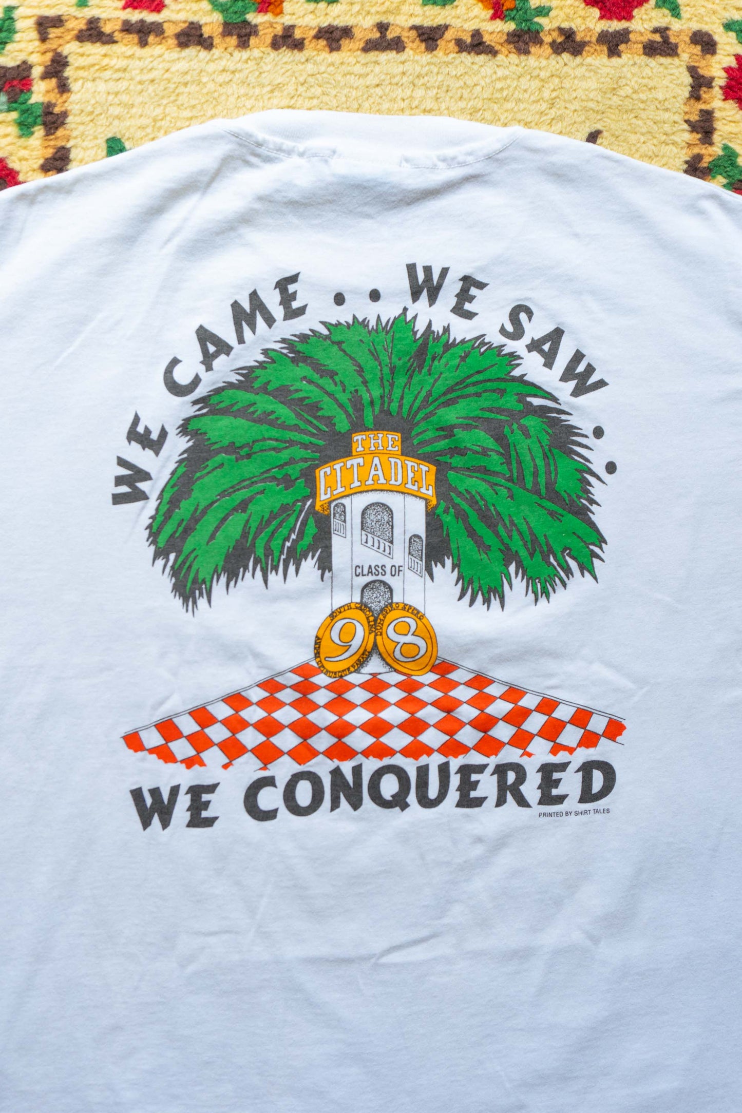 1998 White "THE CITADEL" T-Shirts