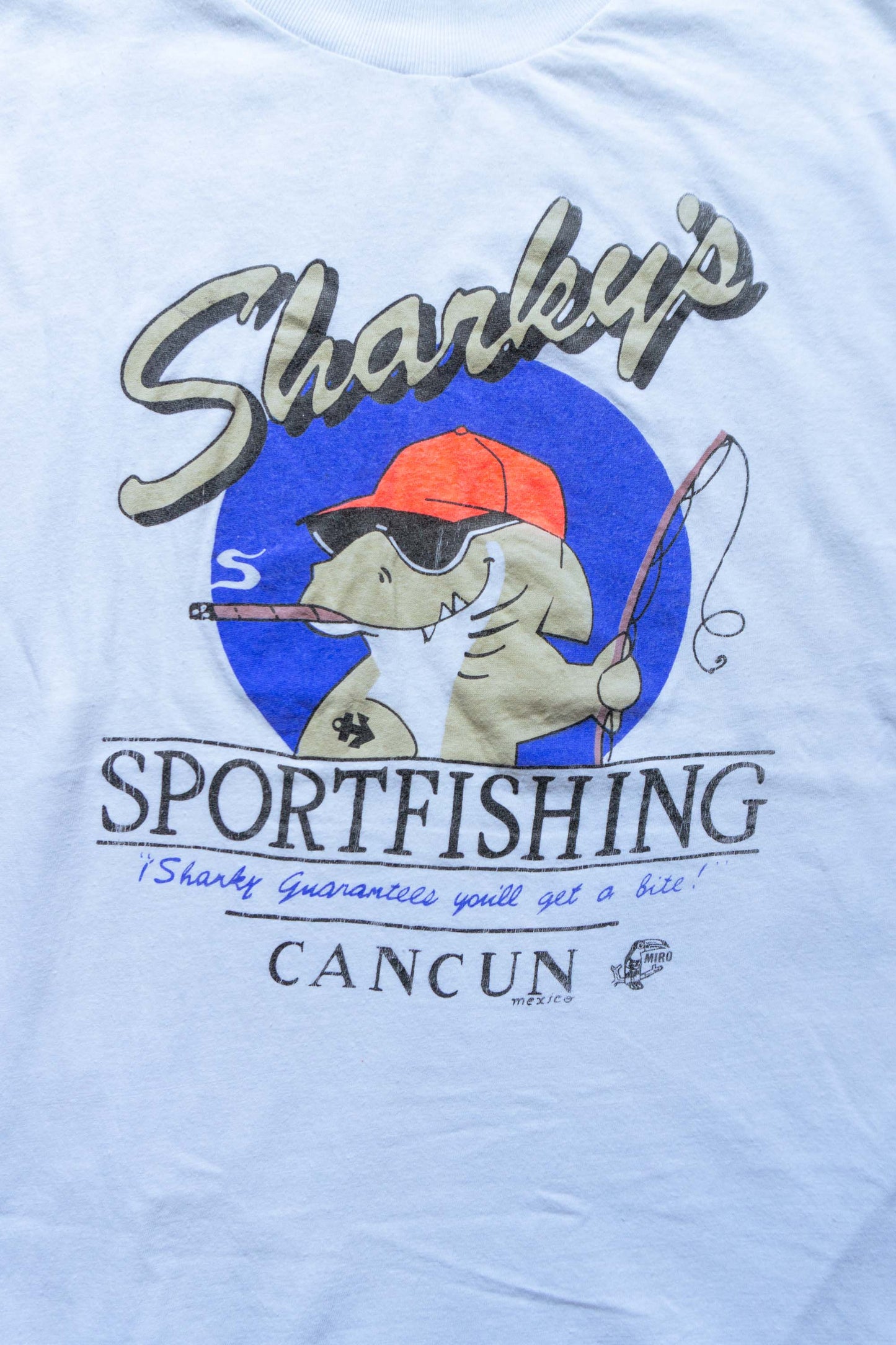 90s Sharky's SPORTFISHING Cancun T-shirts