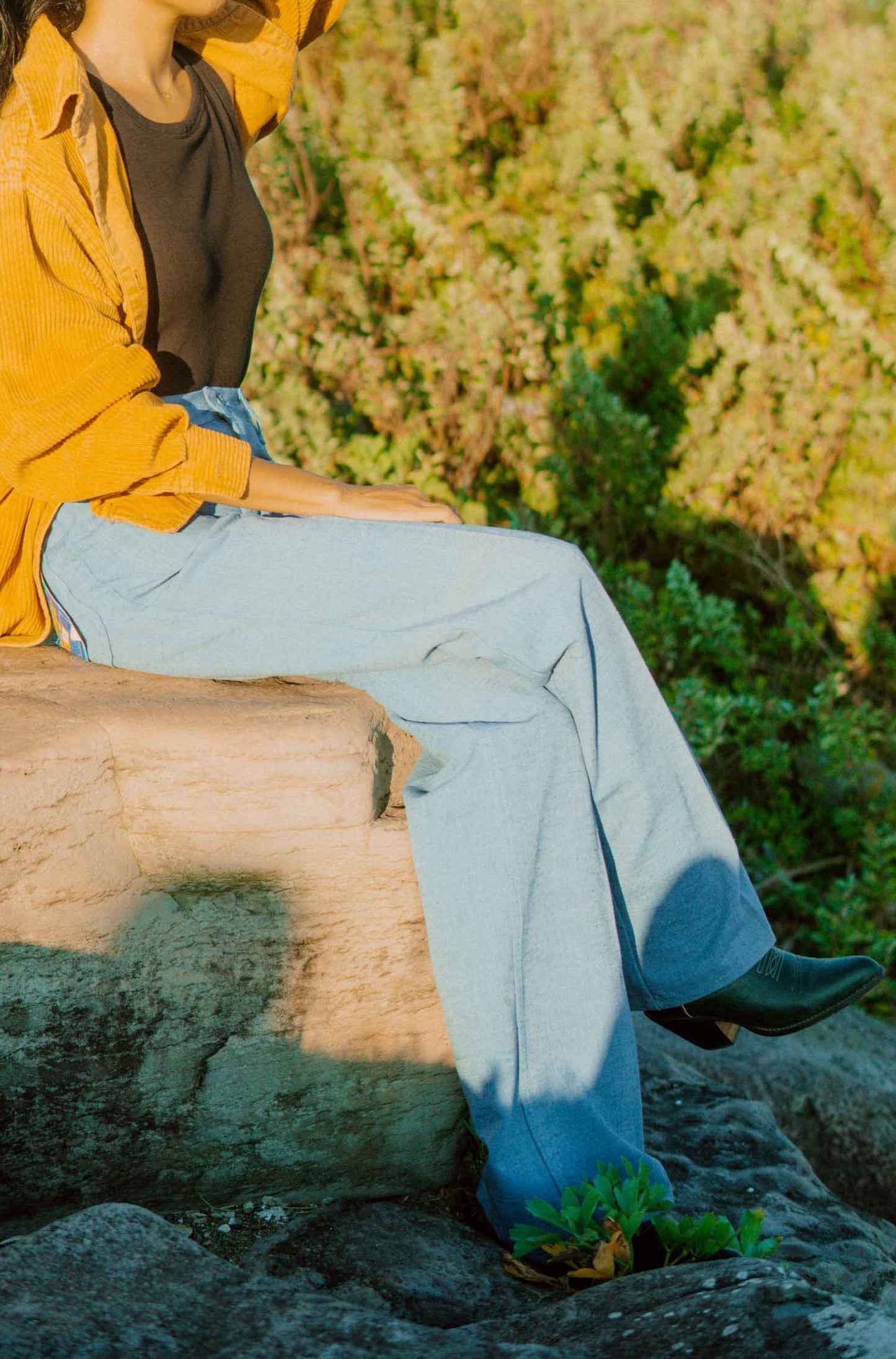 "Wrangler" Blue Flare Pants