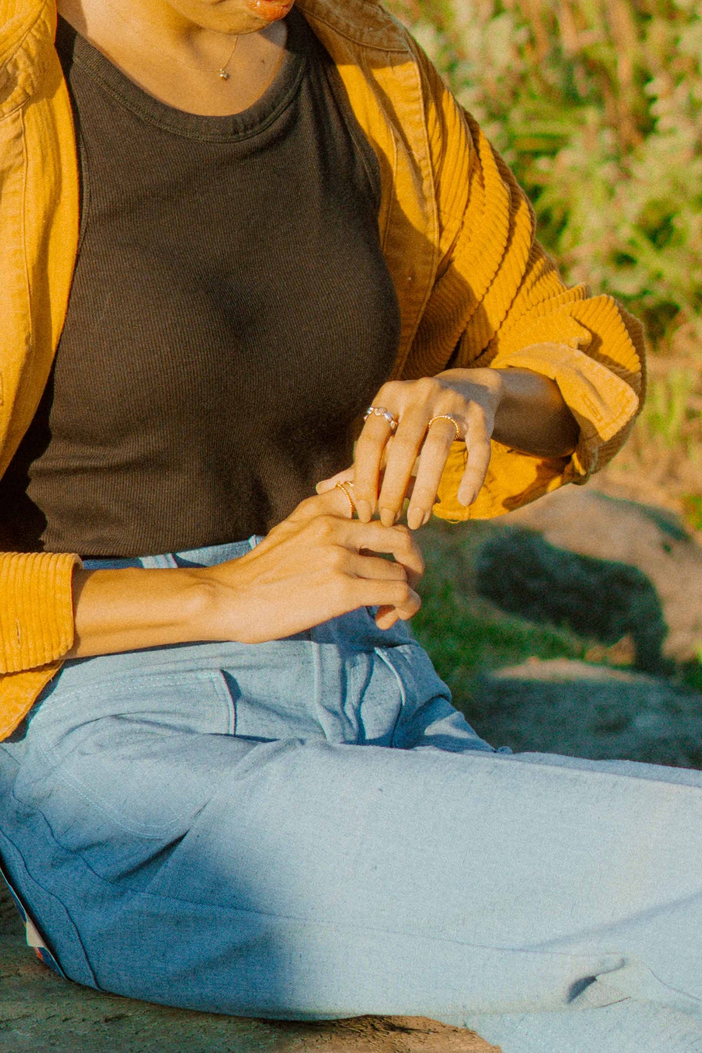 "Wrangler" Blue Flare Pants