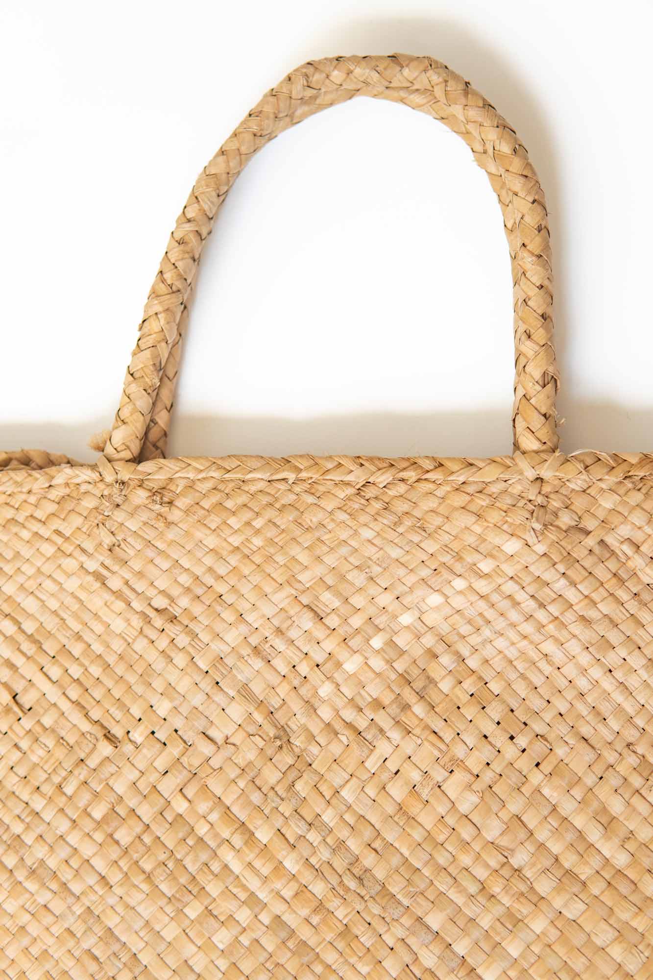 Big Palmyra Natural Pan Bag