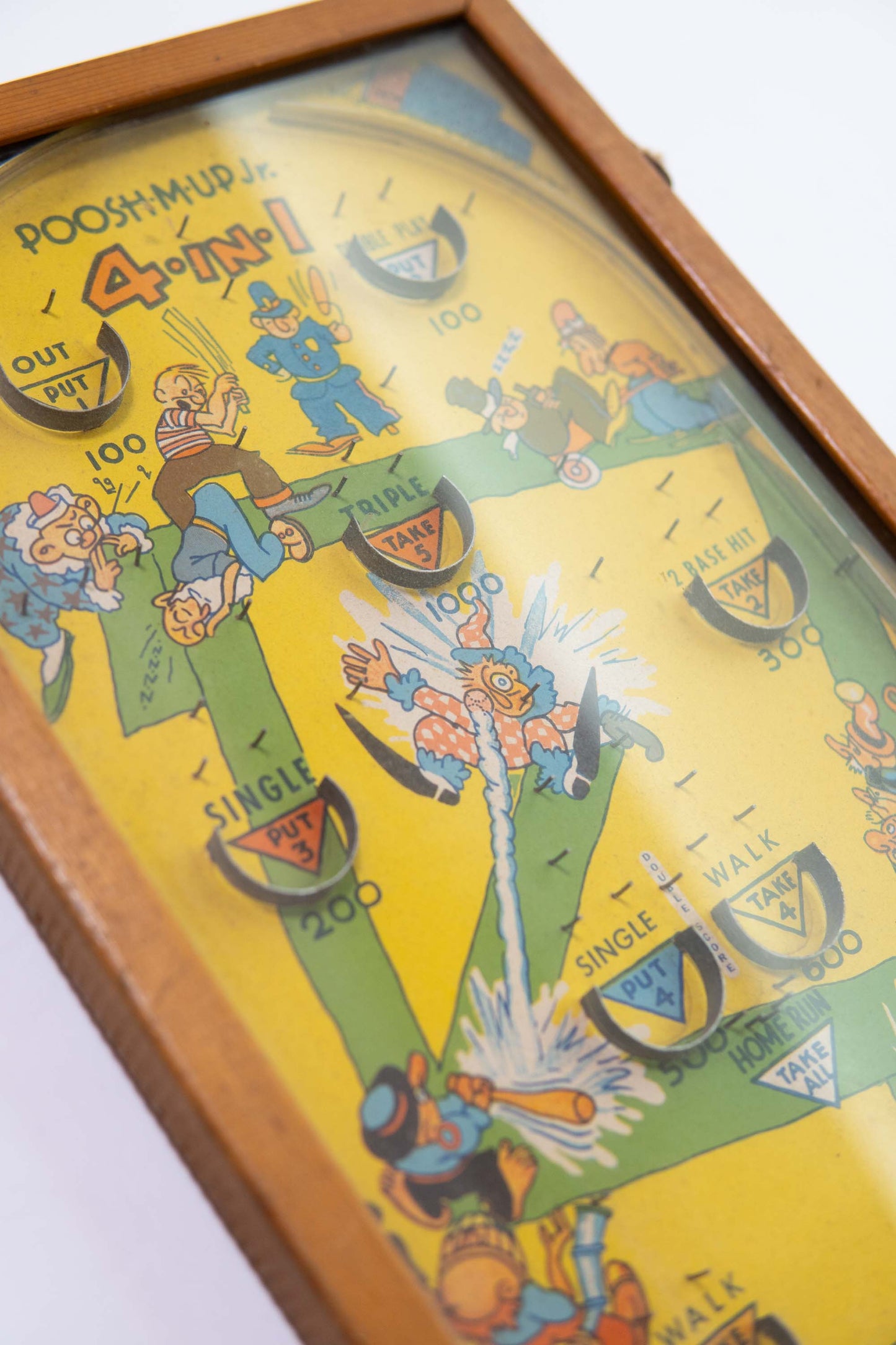 60s-70s USA POOSH-M-UP 4-IN-1 Pinball