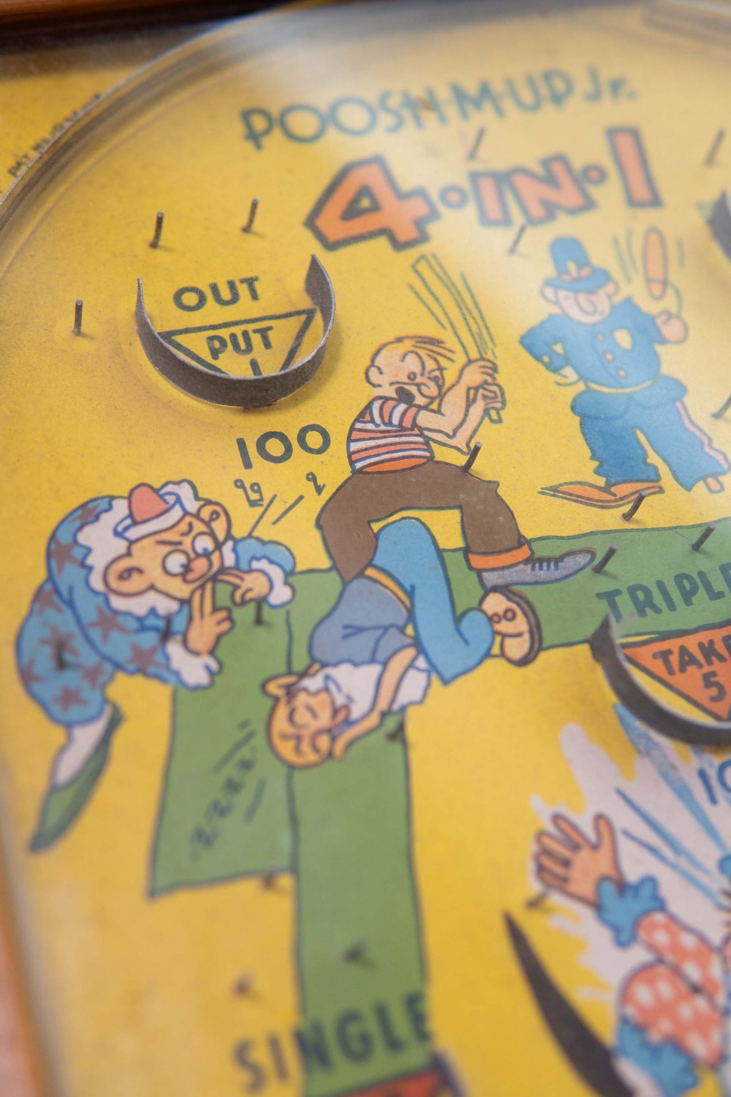 60s-70s USA POOSH-M-UP 4-IN-1 Pinball