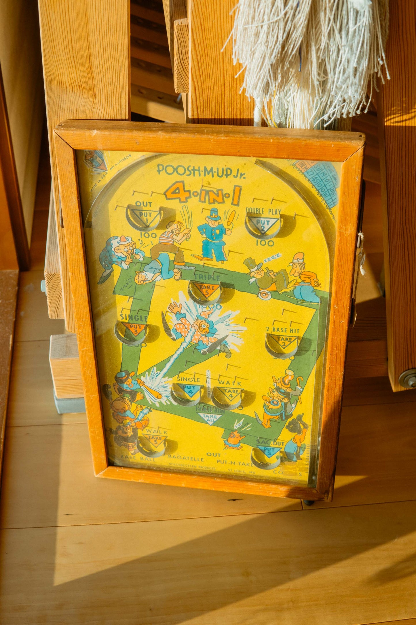 60s-70s USA POOSH-M-UP 4-IN-1 Pinball