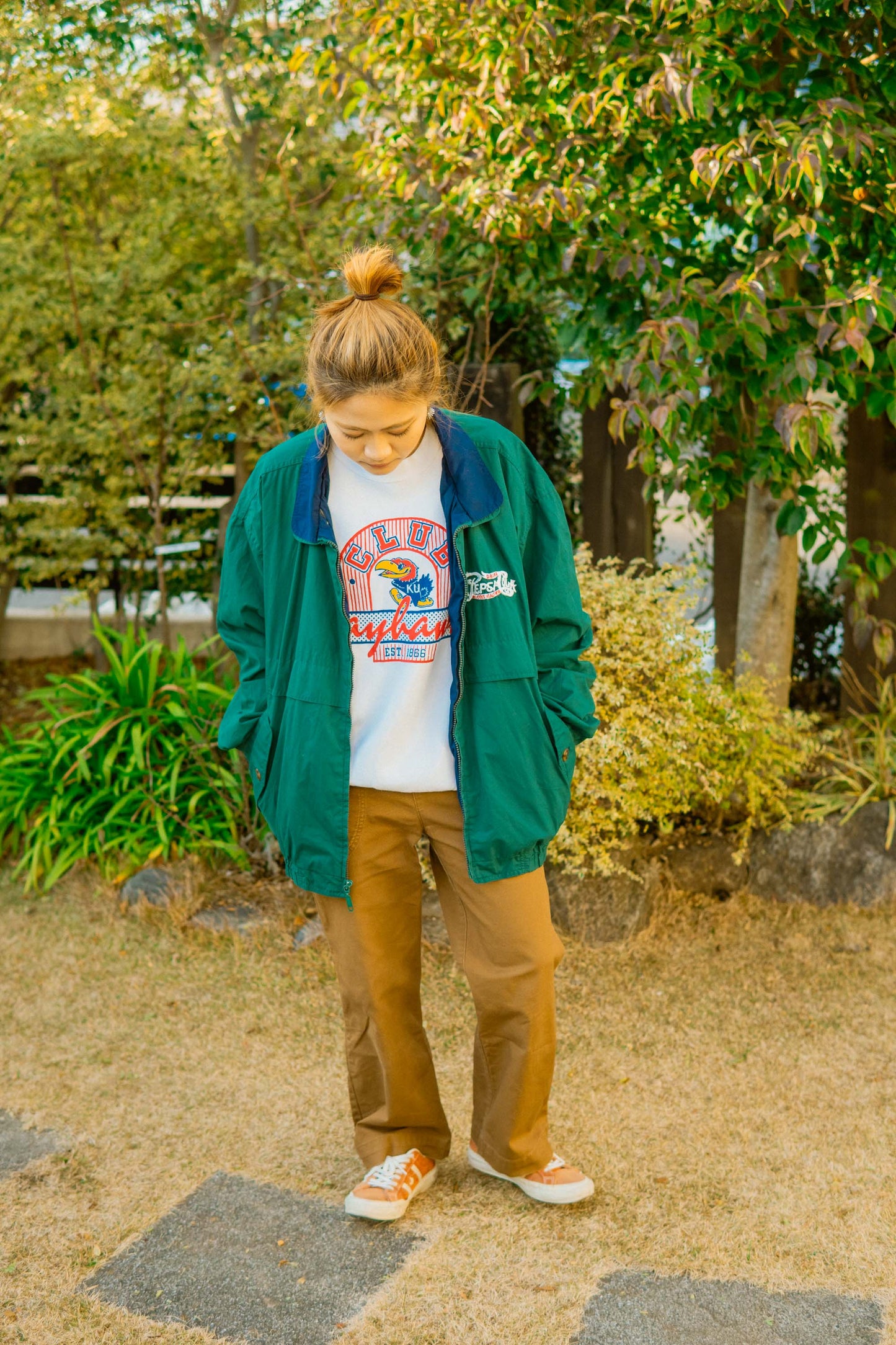 90s SCREEN STARS KU White Sweat shirt