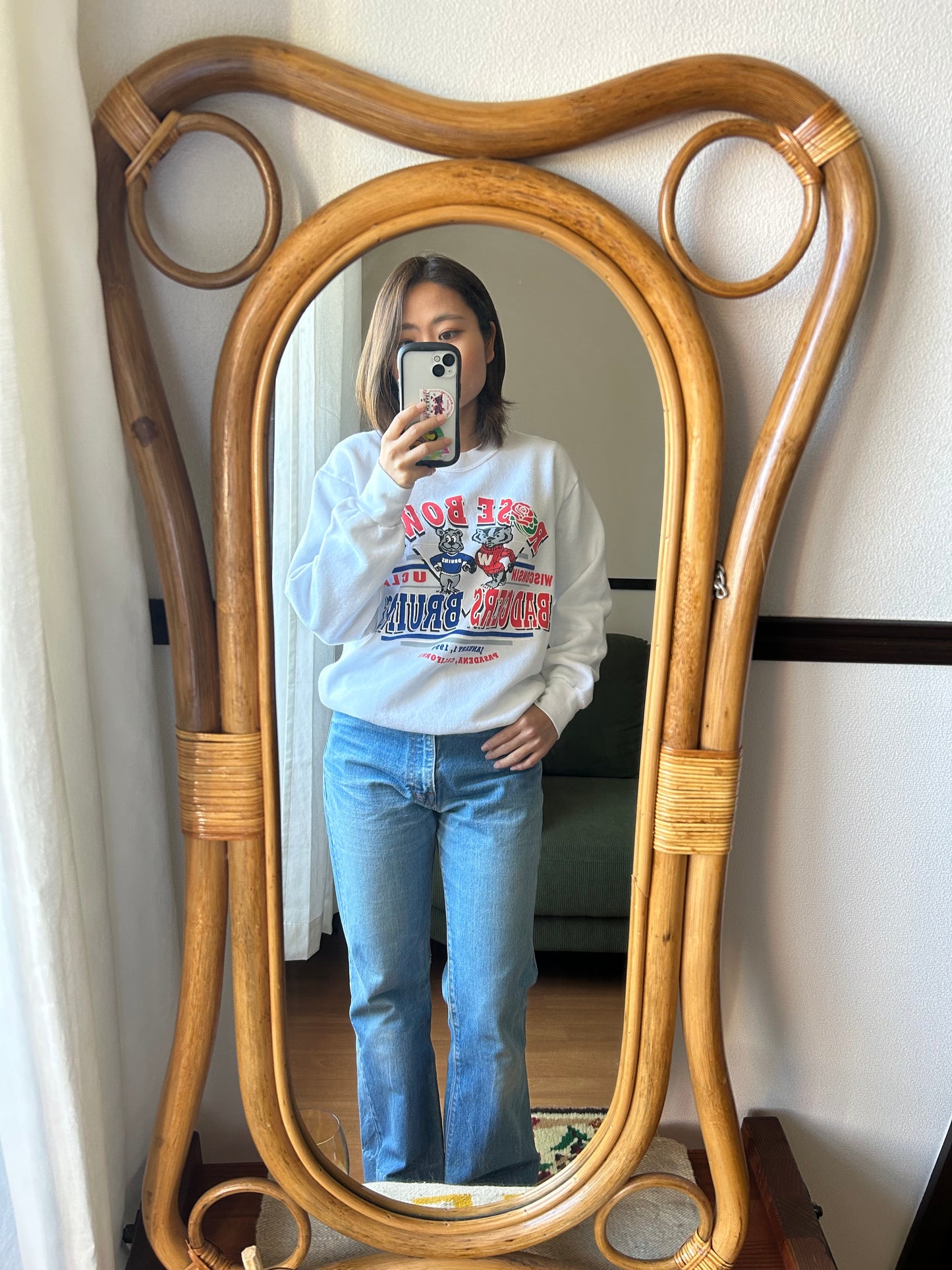 90s White Rose Bowl Game Sweat shirts