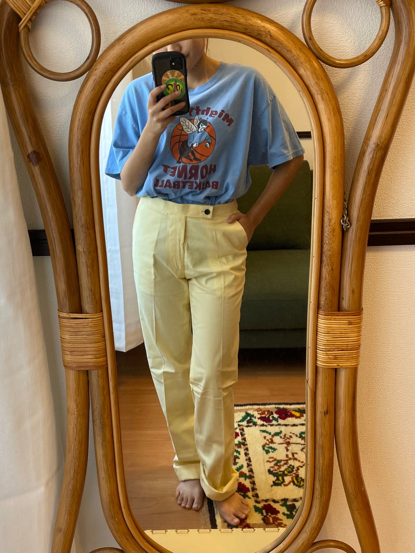 Yellow Stripe Bottom