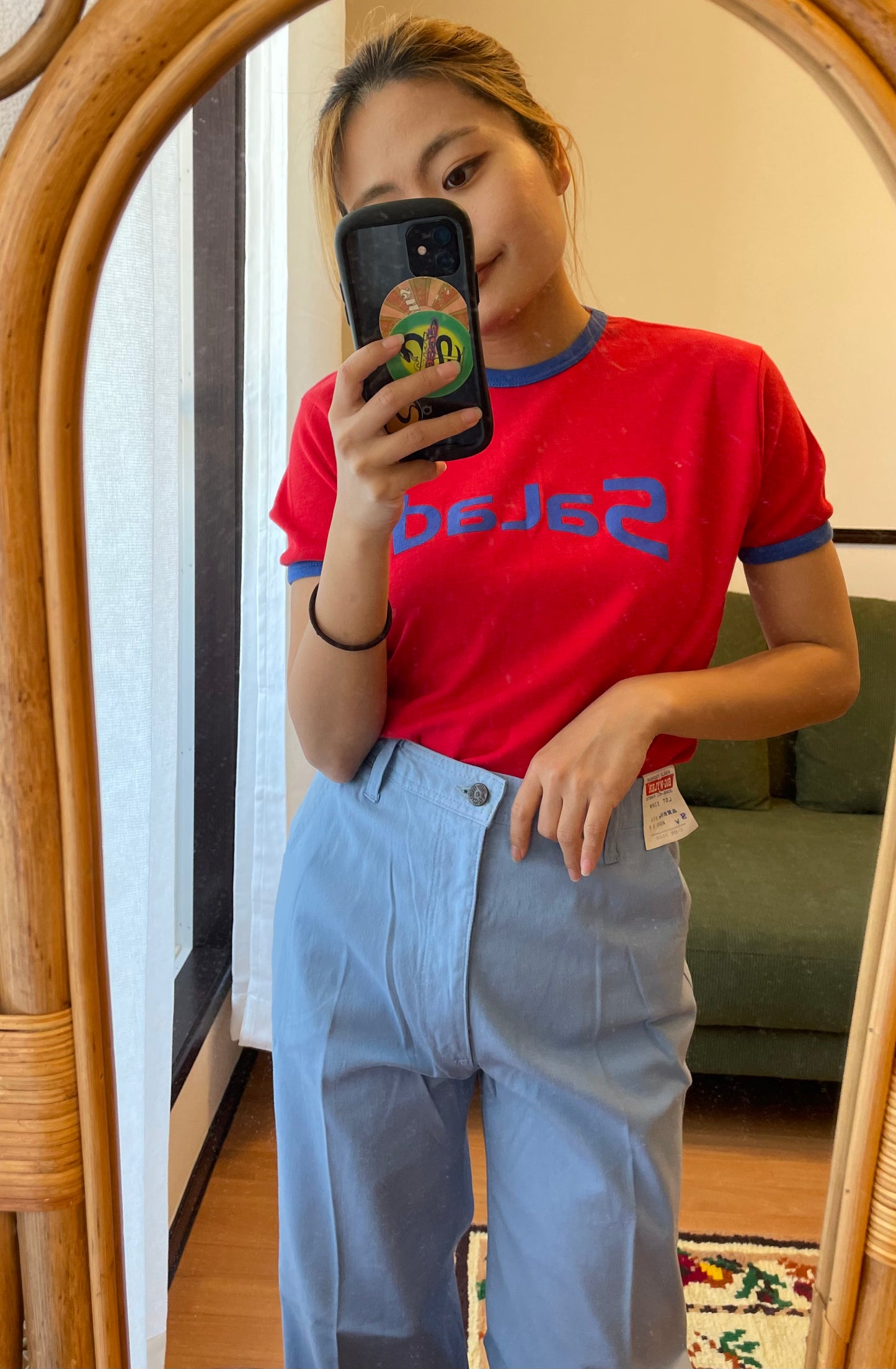 Salad Red Euro Ringer T-shirts