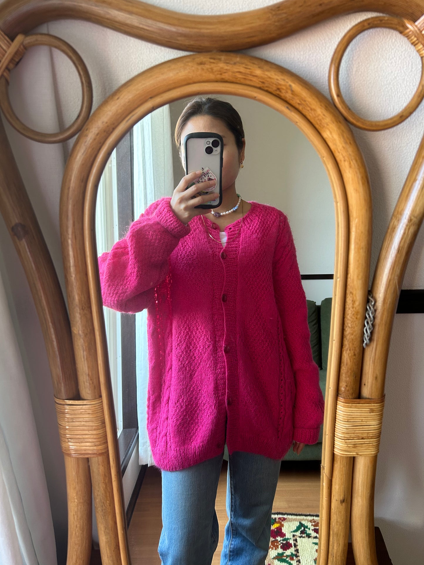 Pink Cardigan