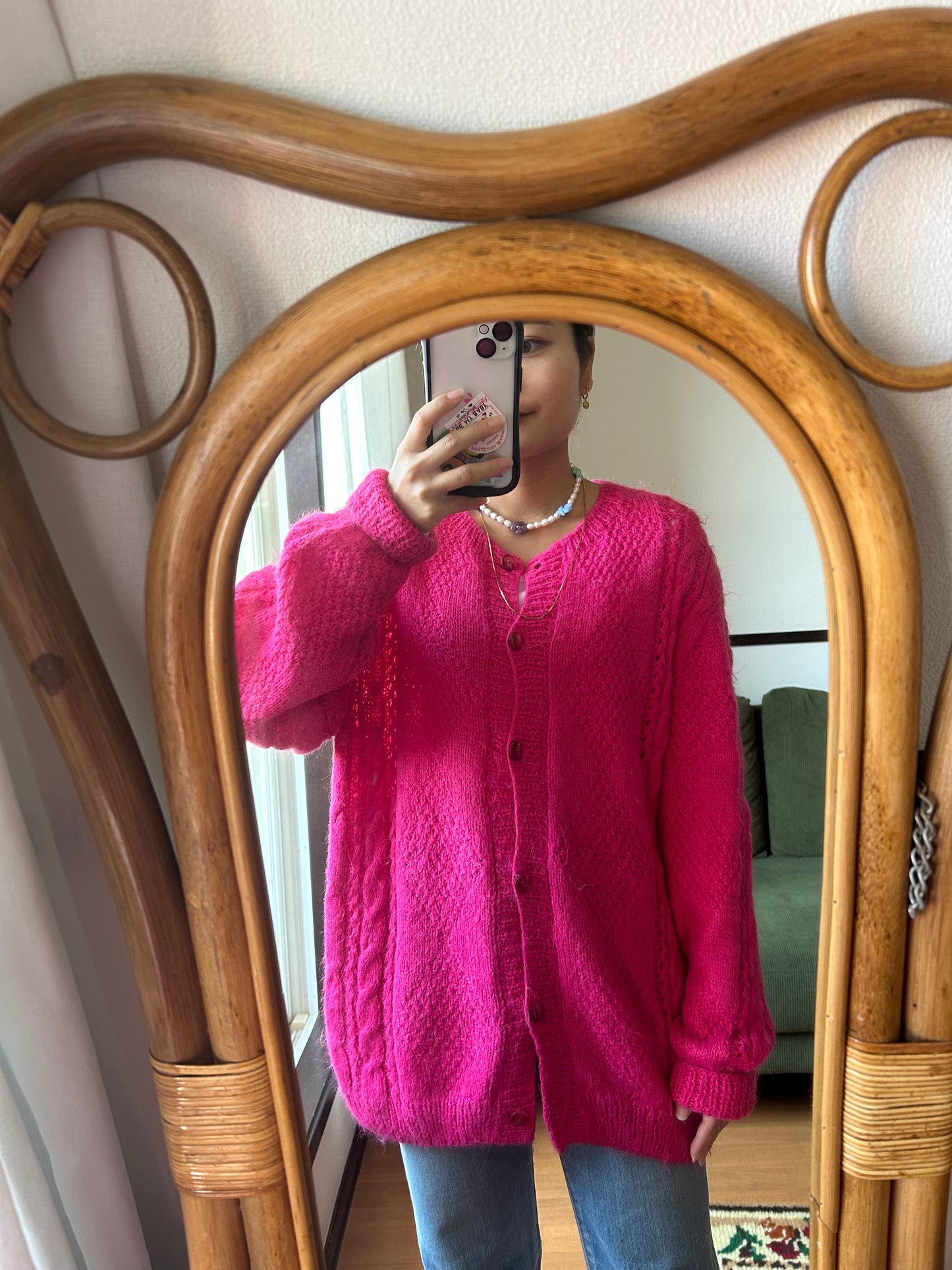 Pink Cardigan