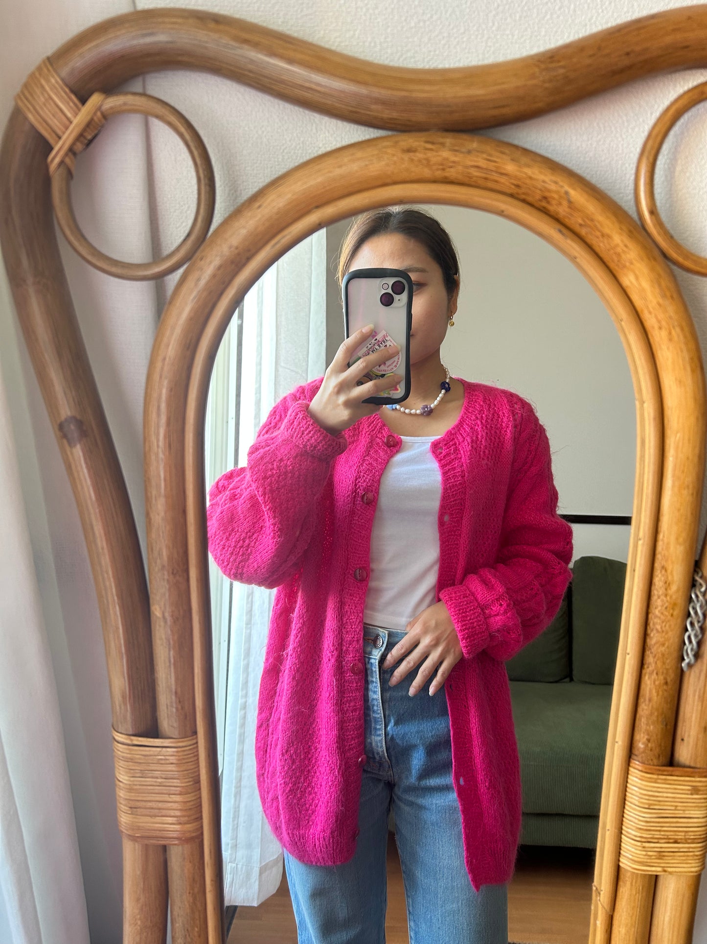 Pink Cardigan