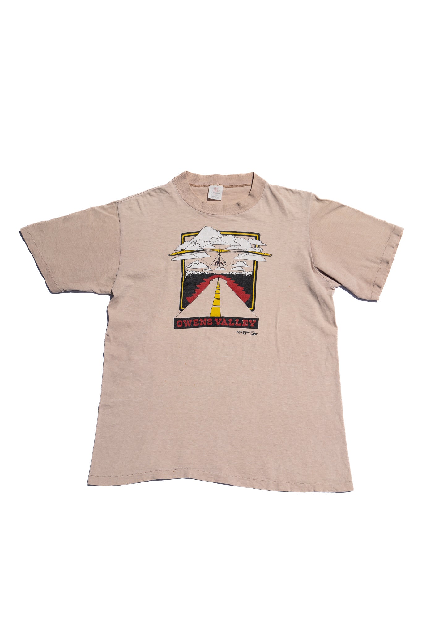 "OWENS VALLEY" Beige Souvenir T-shirts