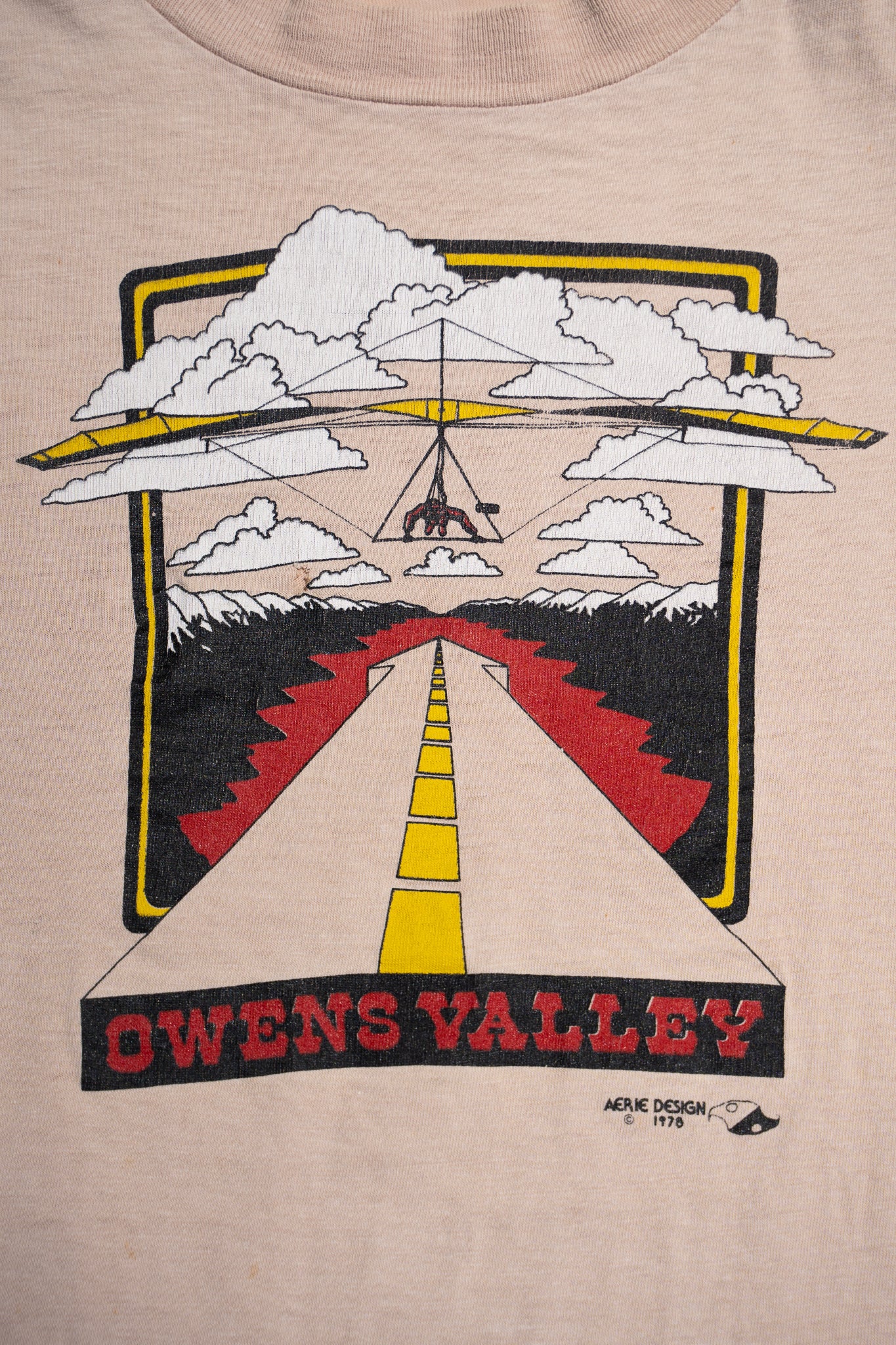 "OWENS VALLEY" Beige Souvenir T-shirts