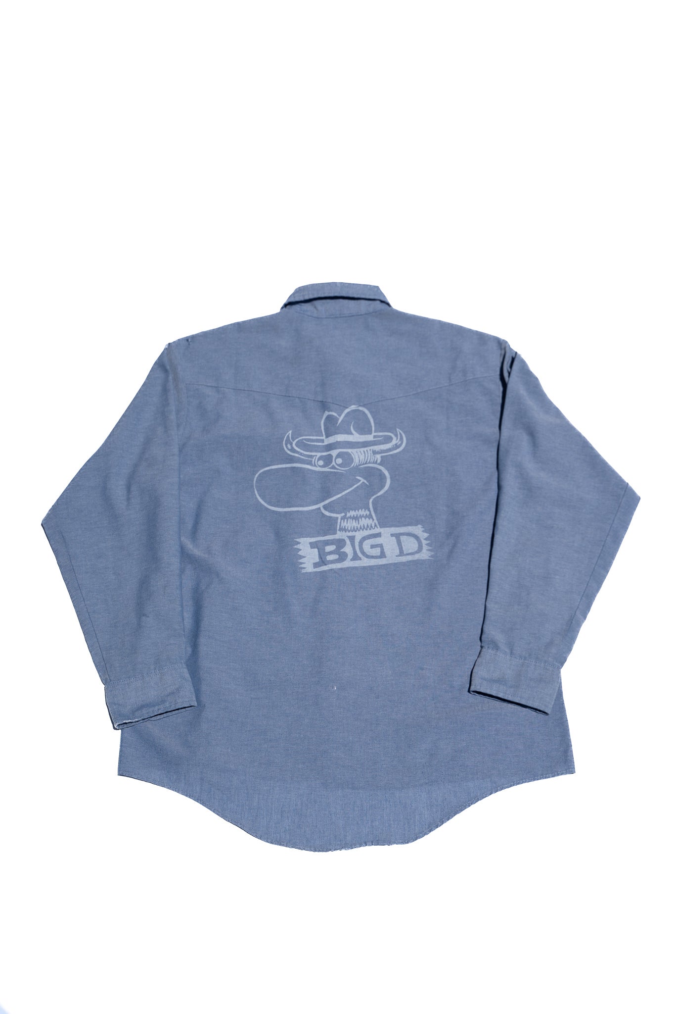 "RED KAP" blue Shirts with "Ryu Ambe" Illustration