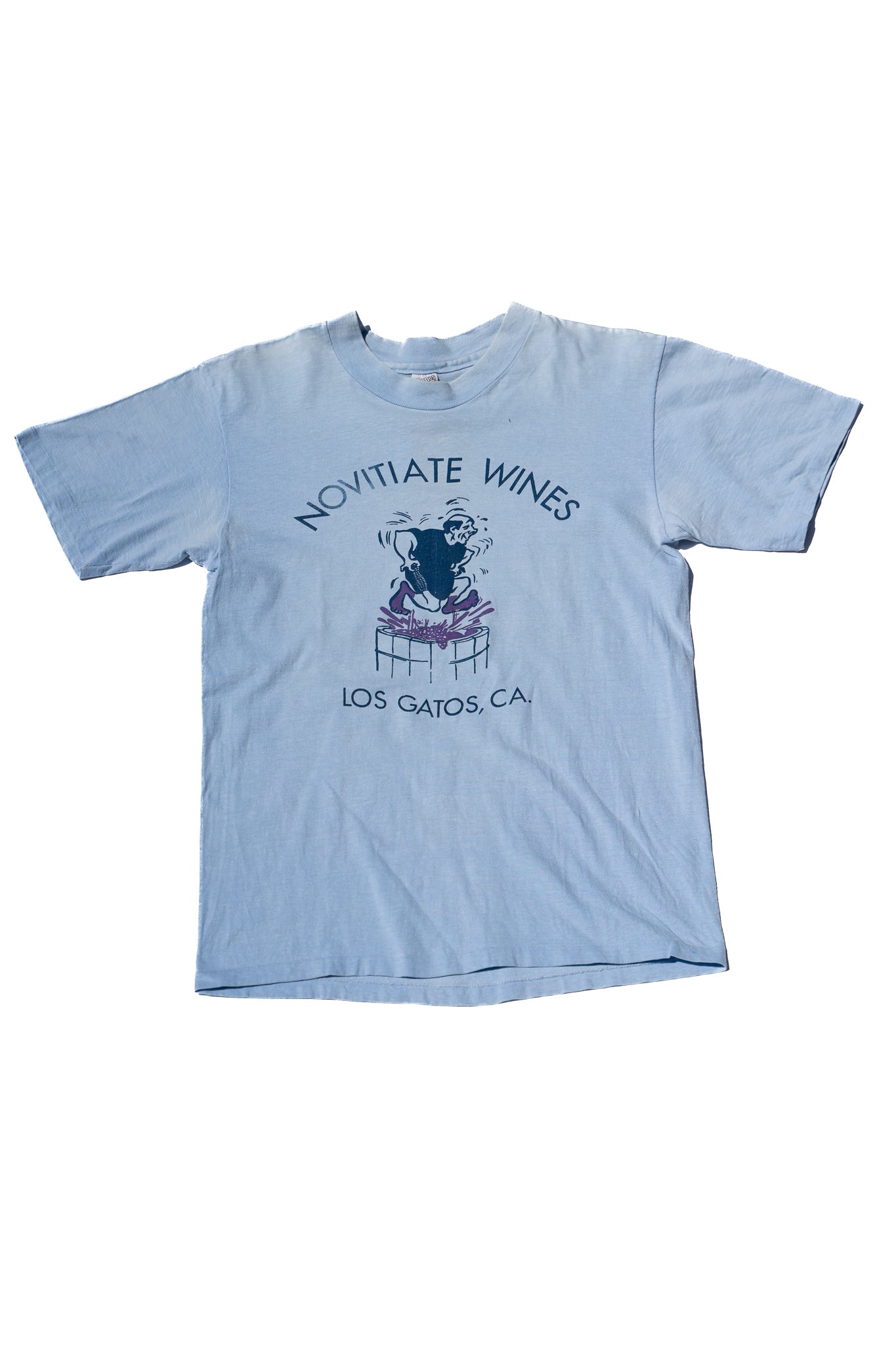 "NOVITIATE WINES" 70s Logo T-shirt
