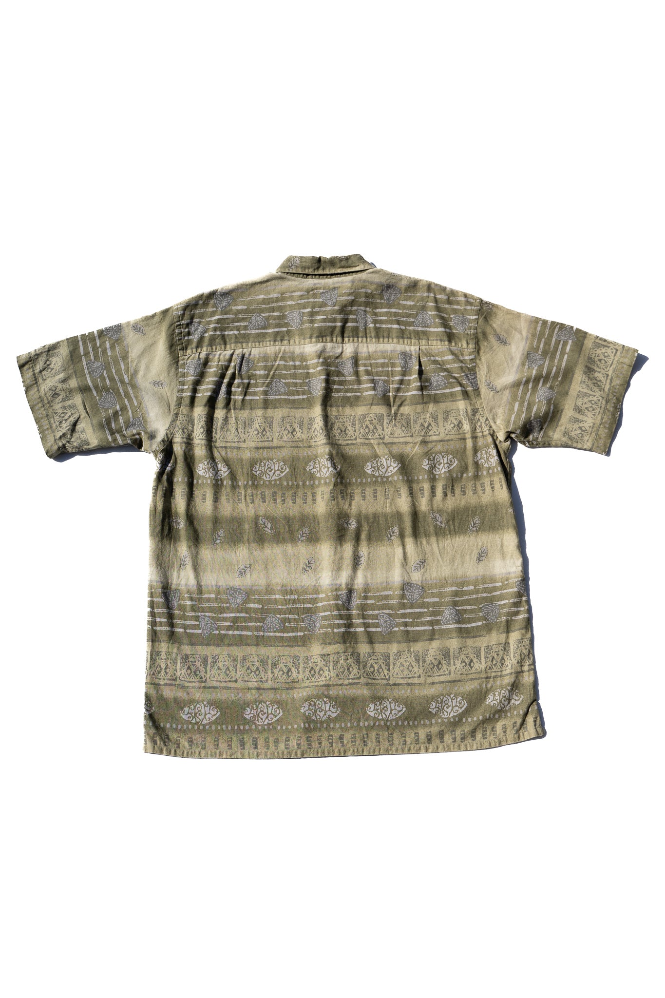 "ST JOHN'S BAY" Green Patterned Shirt