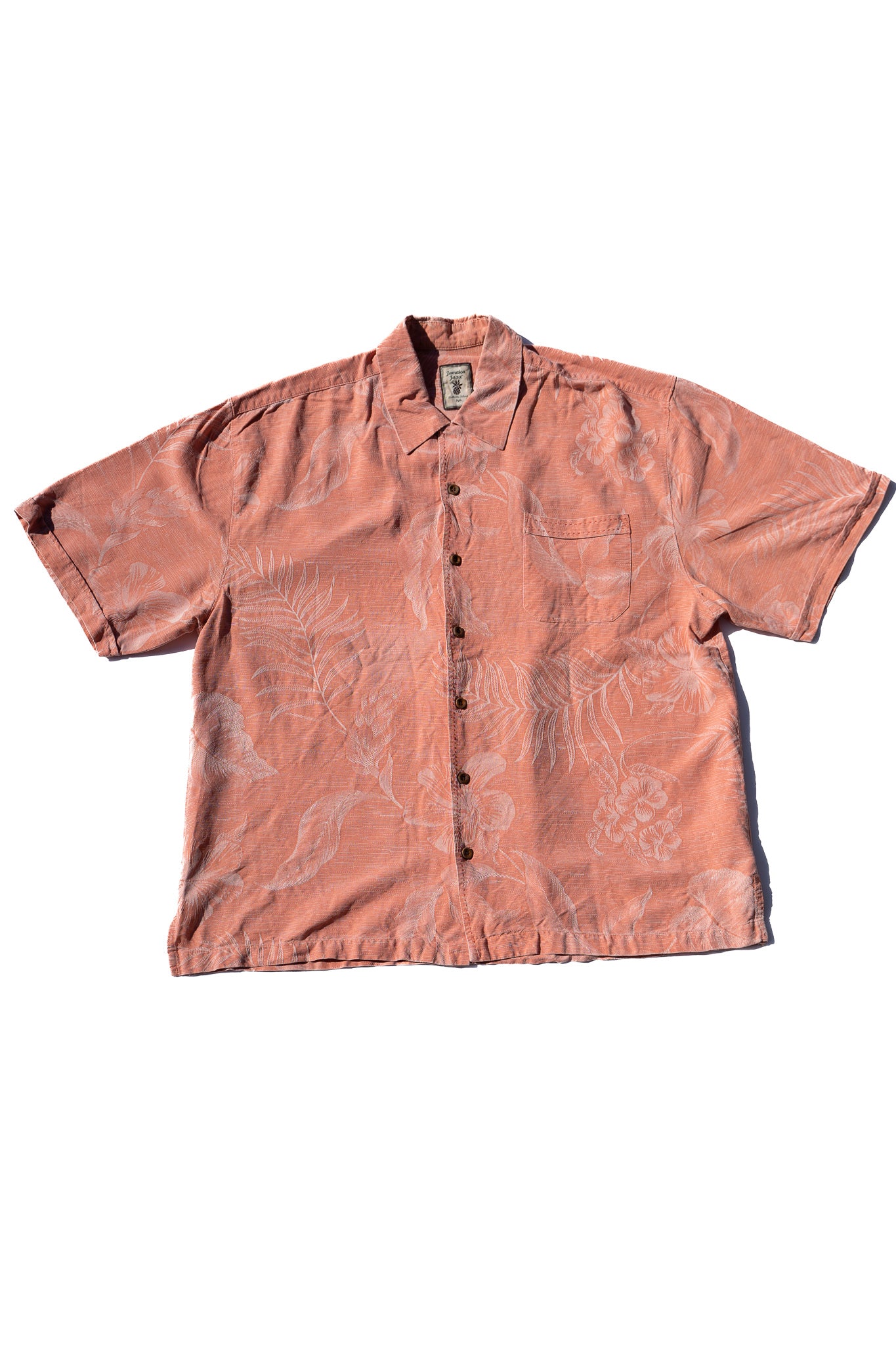 "Jamaica Jaxx" Pink Aloha Shirts