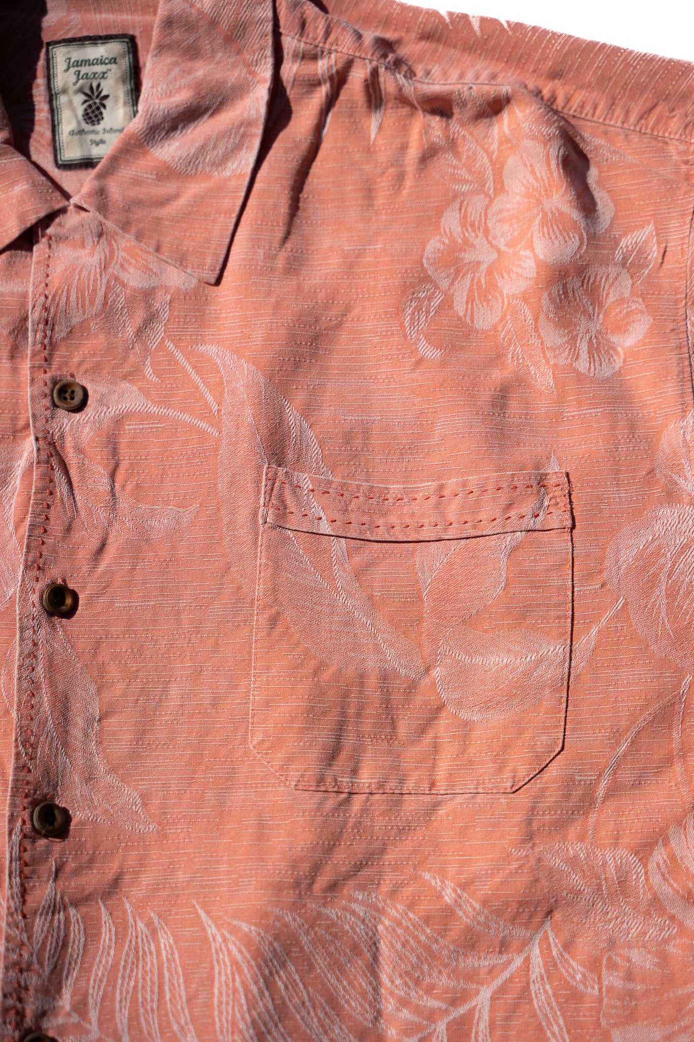 "Jamaica Jaxx" Pink Aloha Shirts
