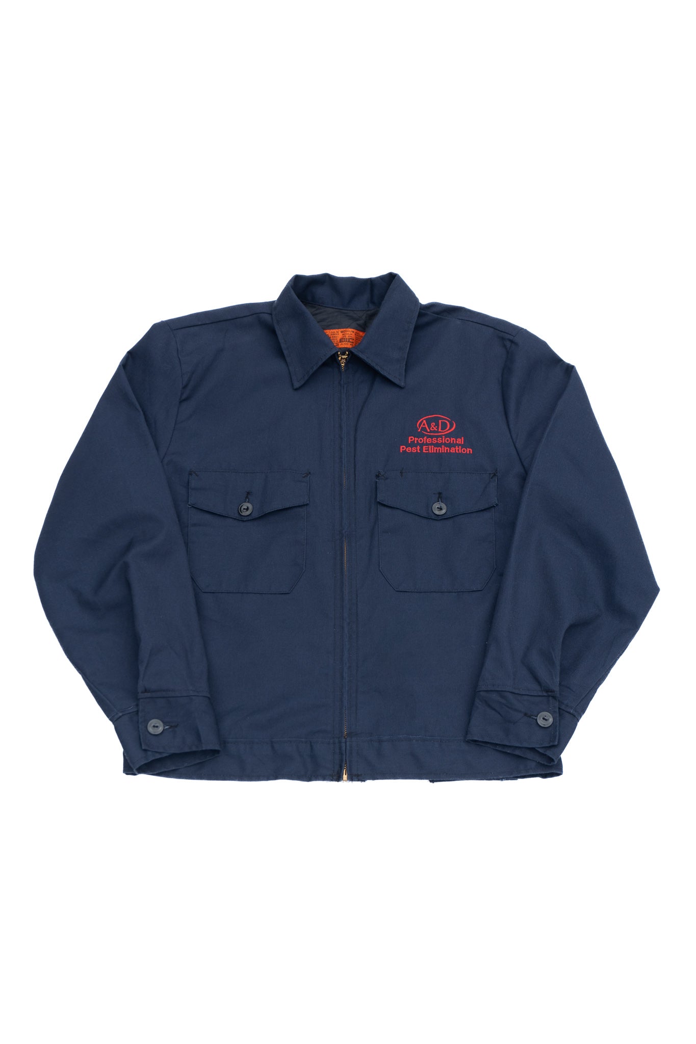 "A&D Pest Elimination" Navy Work Jacket