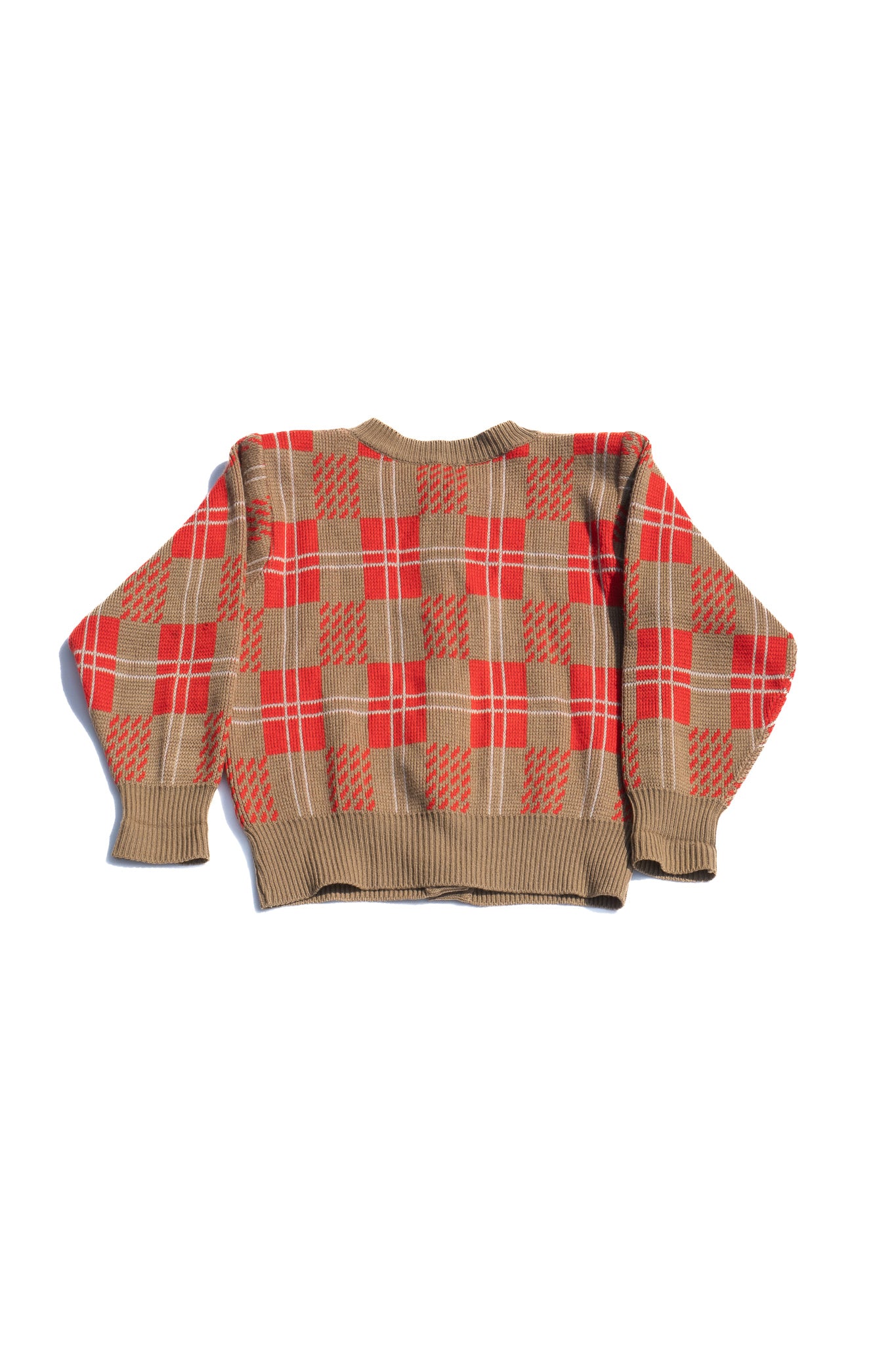 Retro Patterned Knitted Cardigan