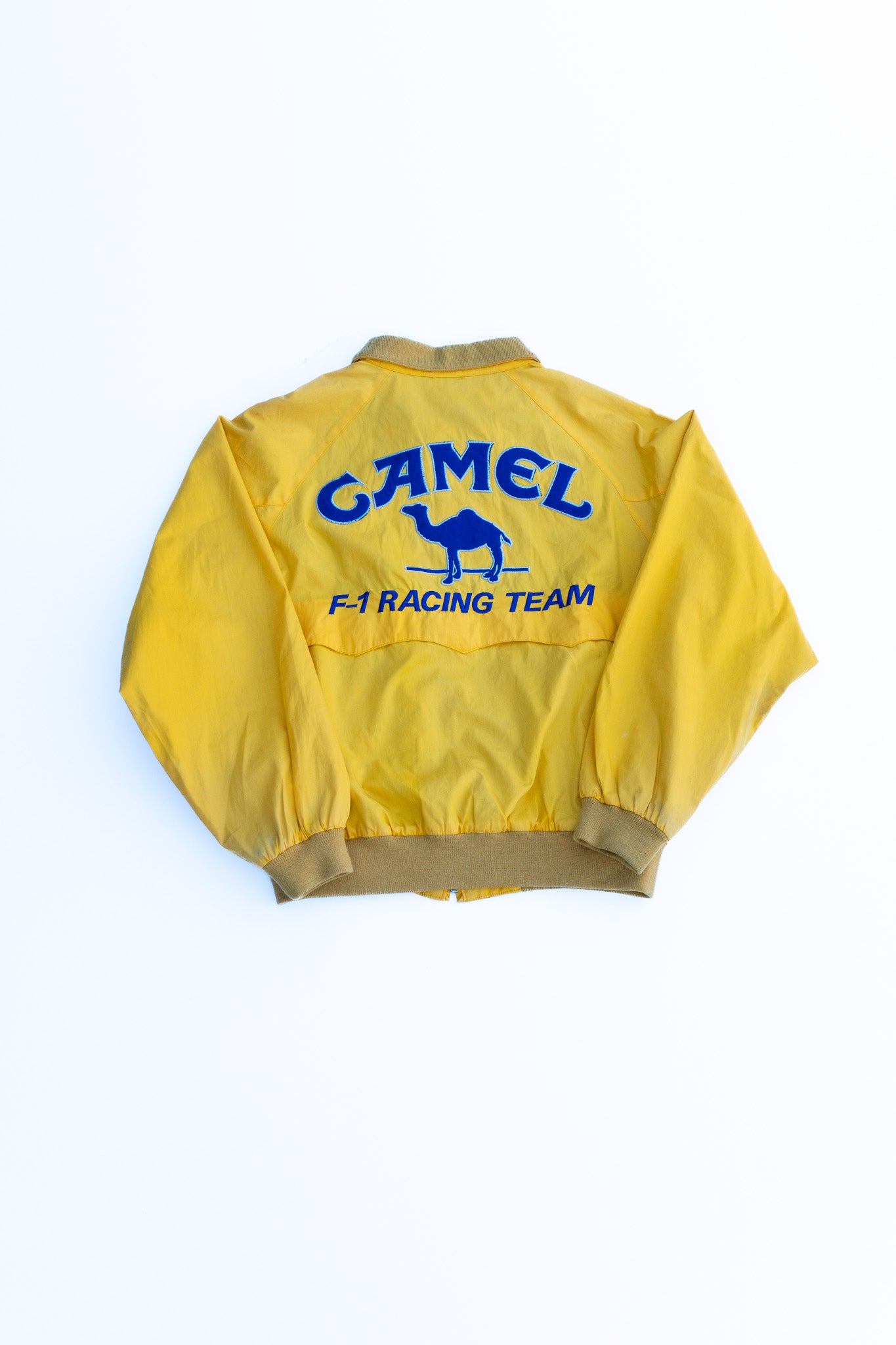 "CAMEL" Yellow Blouson Jacket