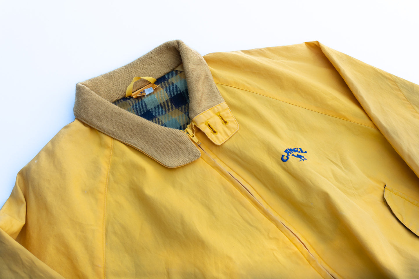 "CAMEL" Yellow Blouson Jacket