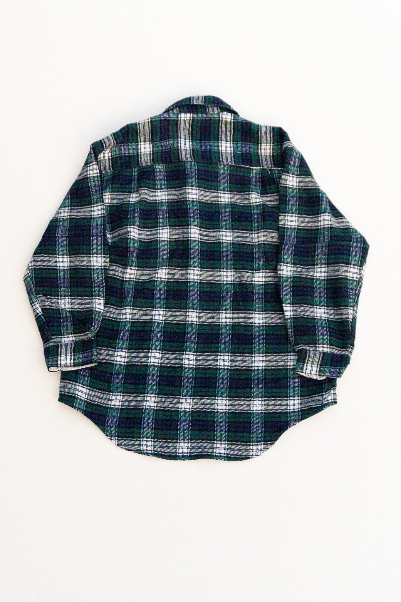 FIVE STAR Deep Green × Blue Plaid Shirts