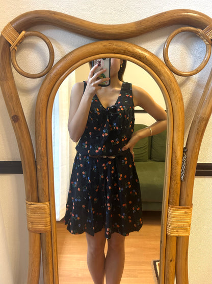 Westport Ltd. Black Flower Patterned Rompers
