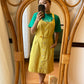 70s Yellow Jumper Skirt