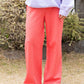 70s Pink Stripe Jersey pants