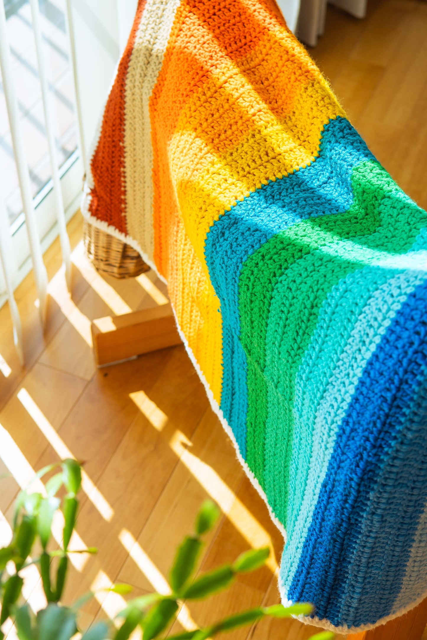 Rainbow Granny Blanket