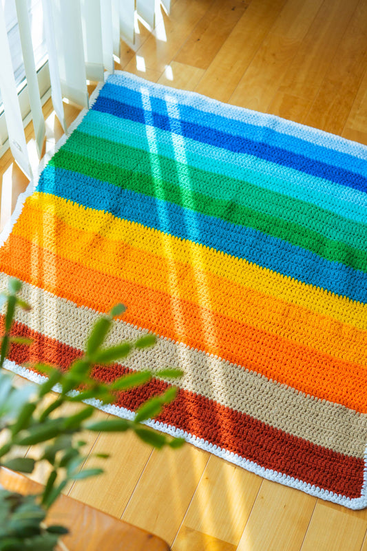 Rainbow Granny Blanket