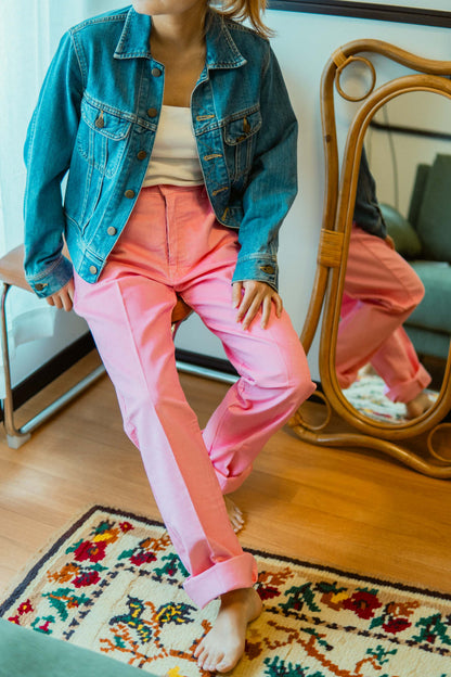 70-80s Lee Pink Corduroy Bottom